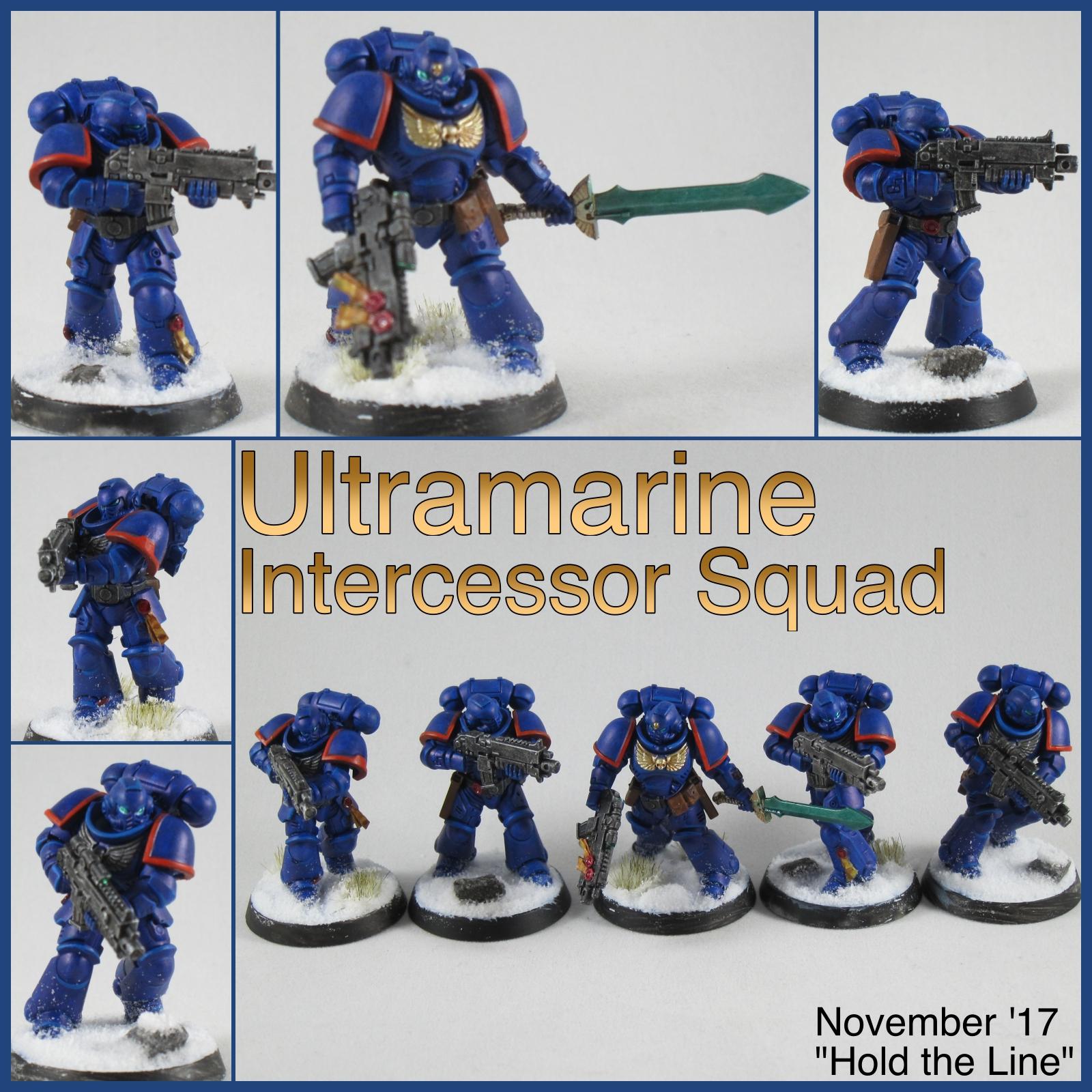 Intercessors, Primaris, Space Marines, Ultramarines