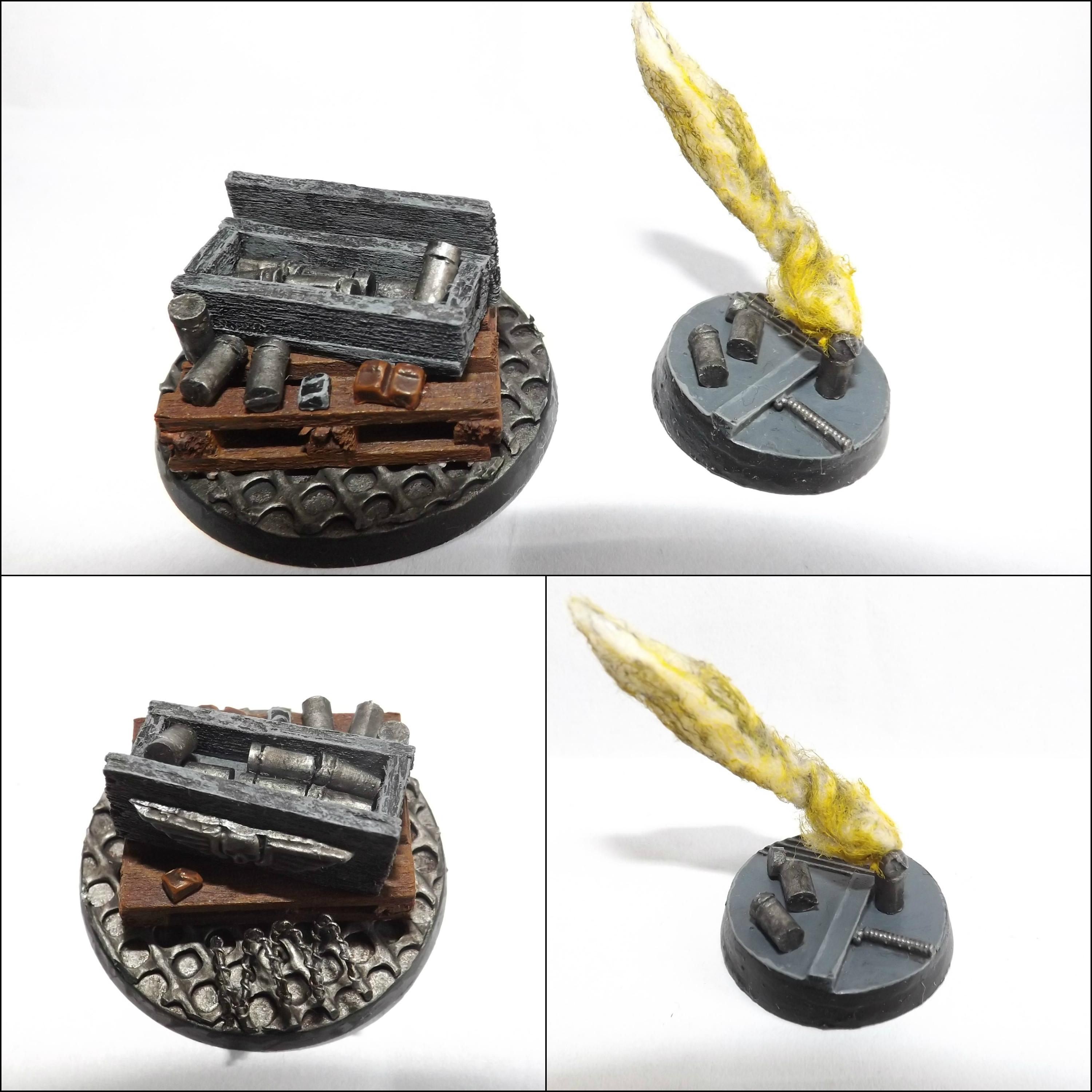 Objective Marker, Pallet of Gas Canisters