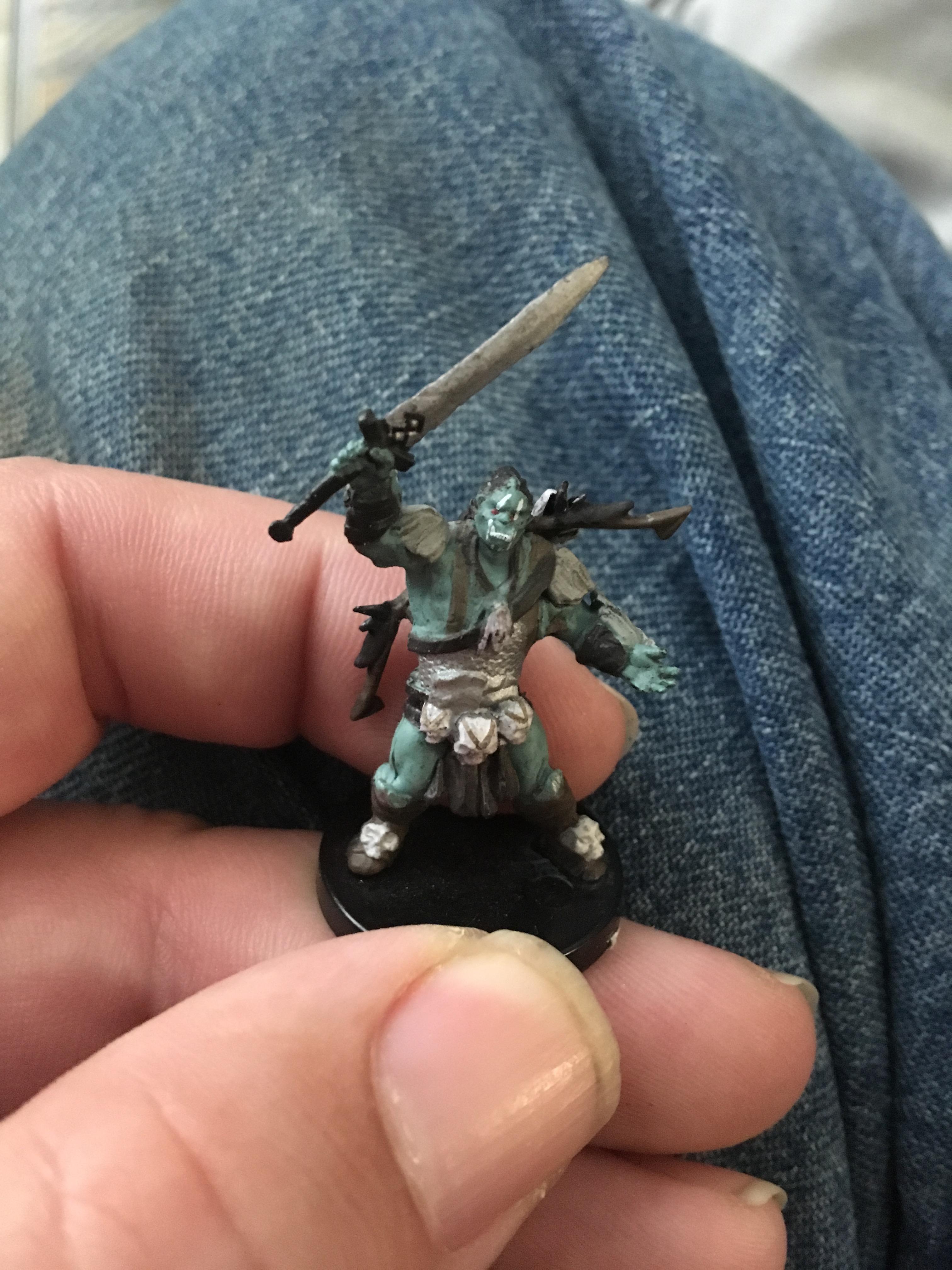 Dungeons And Dragons, Greatsword, Half-orc, Javelin, Kitbash, Orcs, Orks, Pathfinders, Savage Worlds
