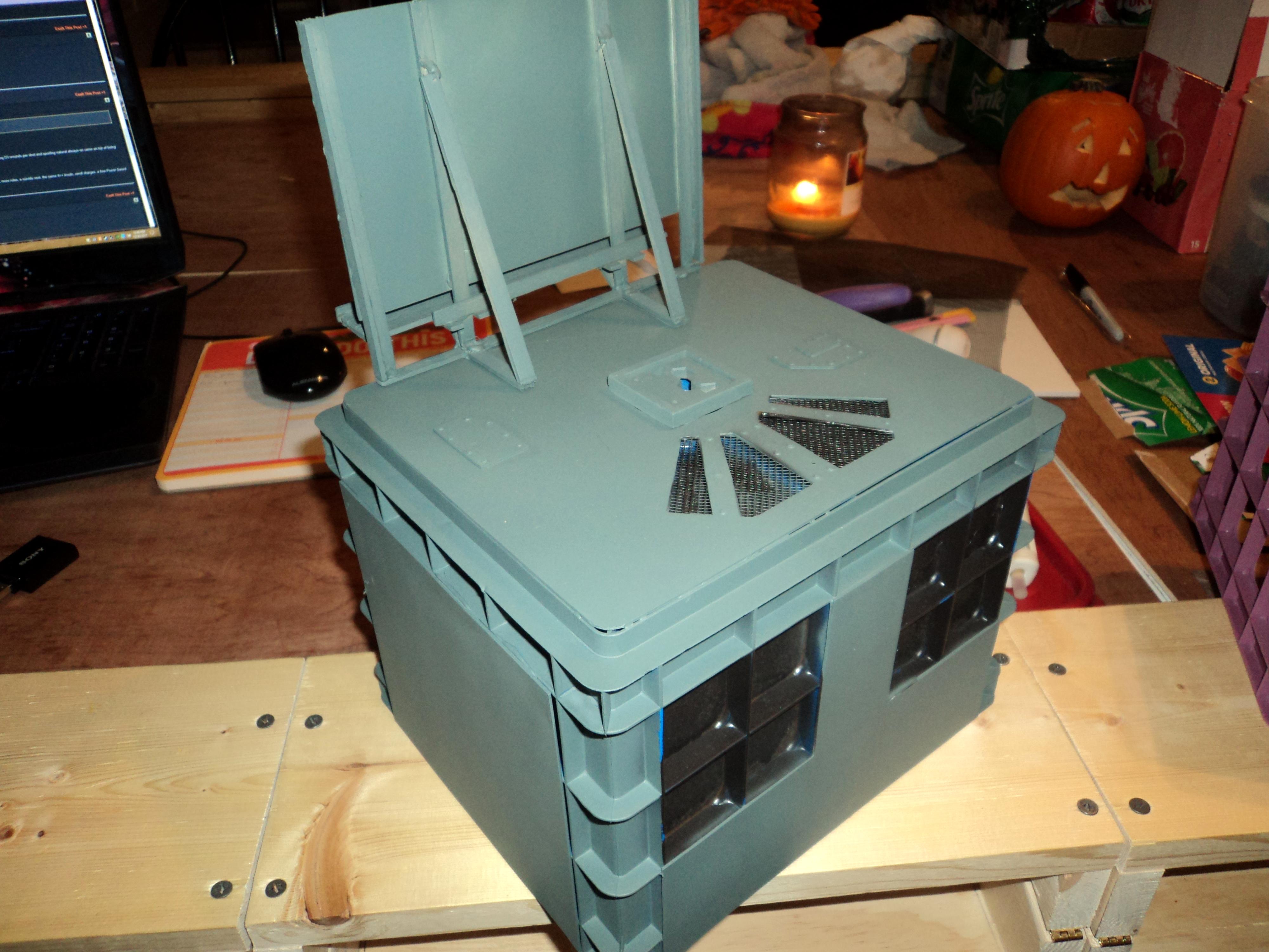 Milk crate building