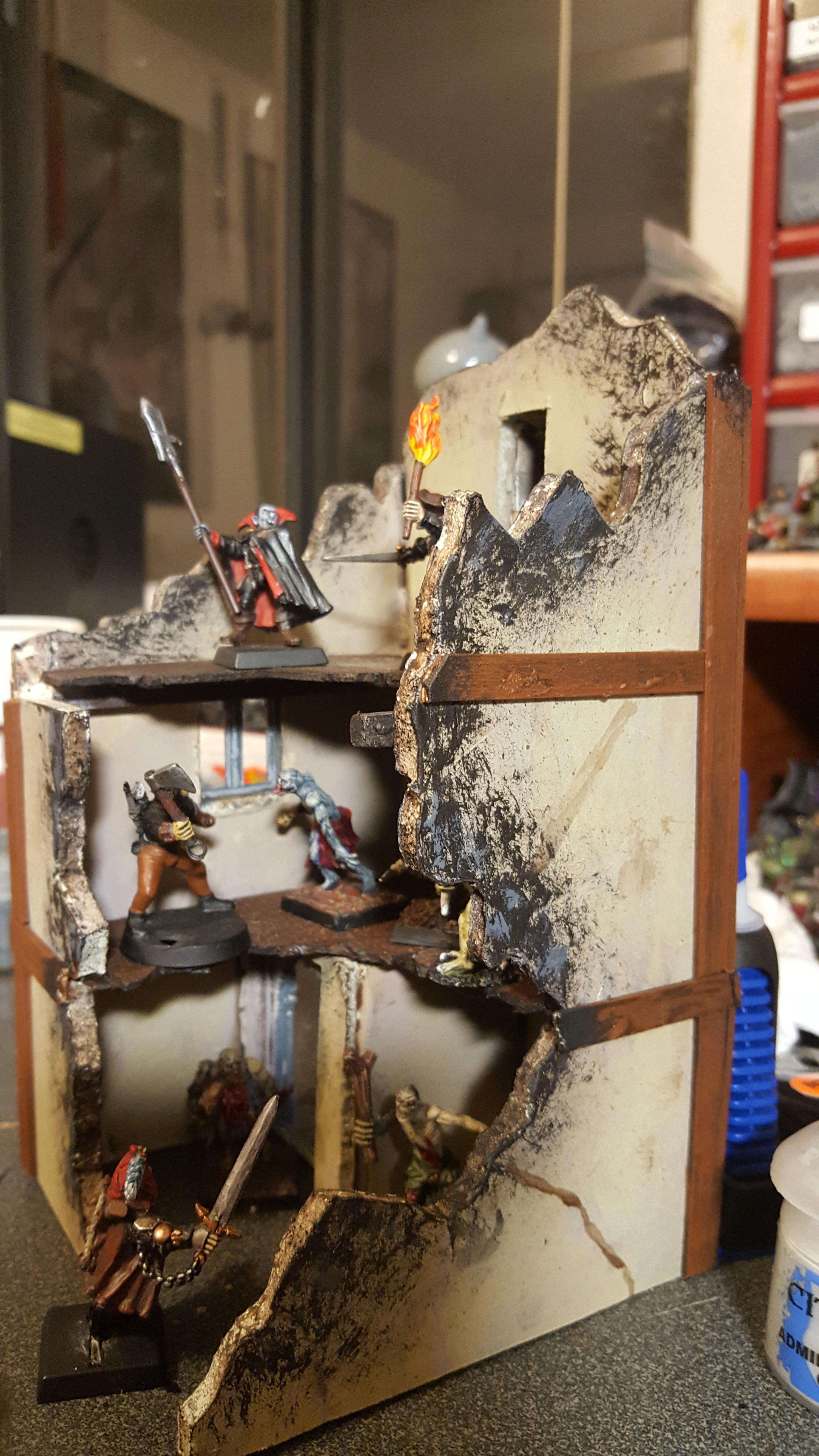 Mordheim, Ruins, Scratch Build, Terrain