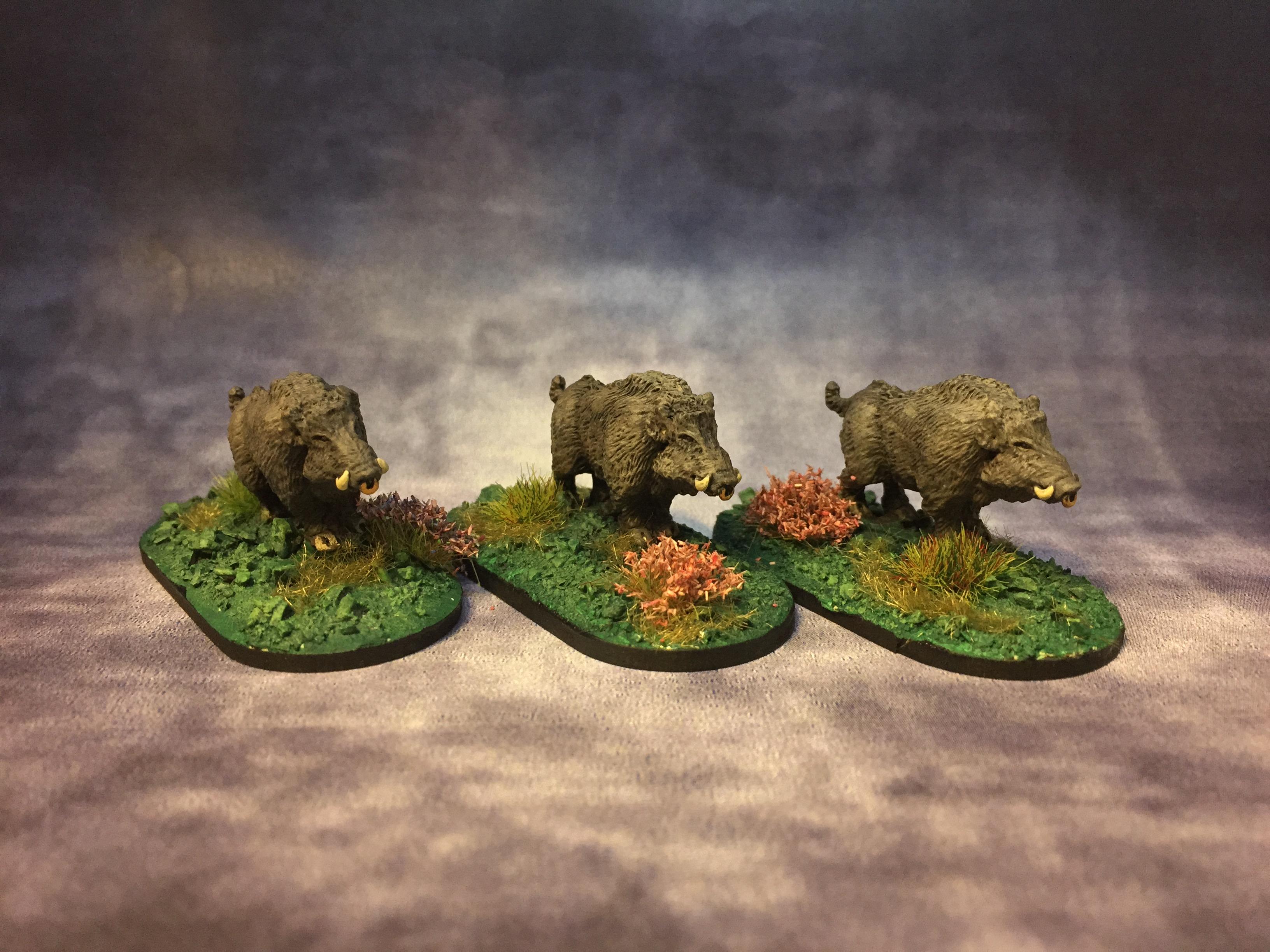 Boar, Citadel, Elves, Jes Goodwin, November 2017, Oldhammer