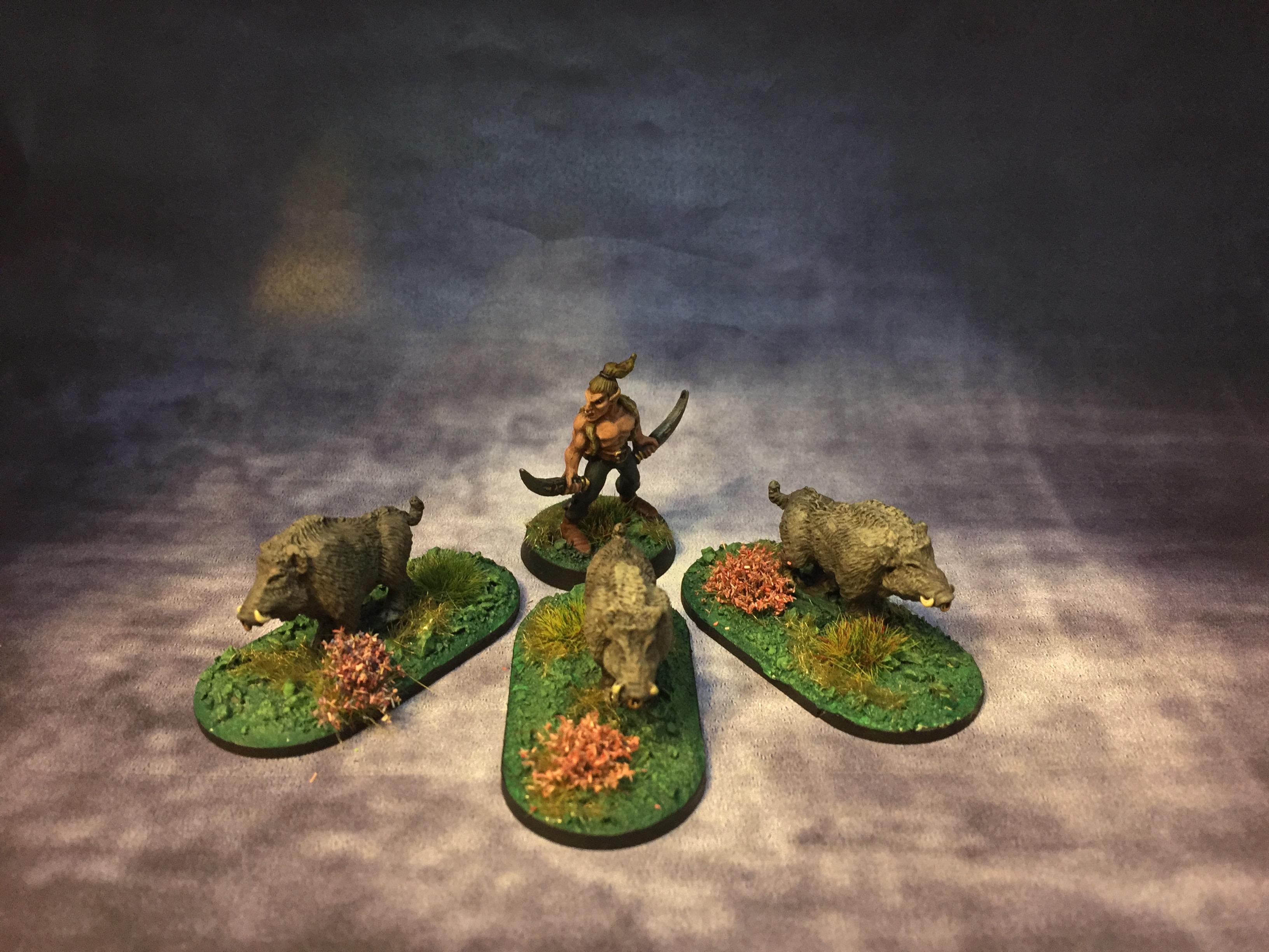 Boar, Citadel, Elves, Jes Goodwin, November 2017, Oldhammer