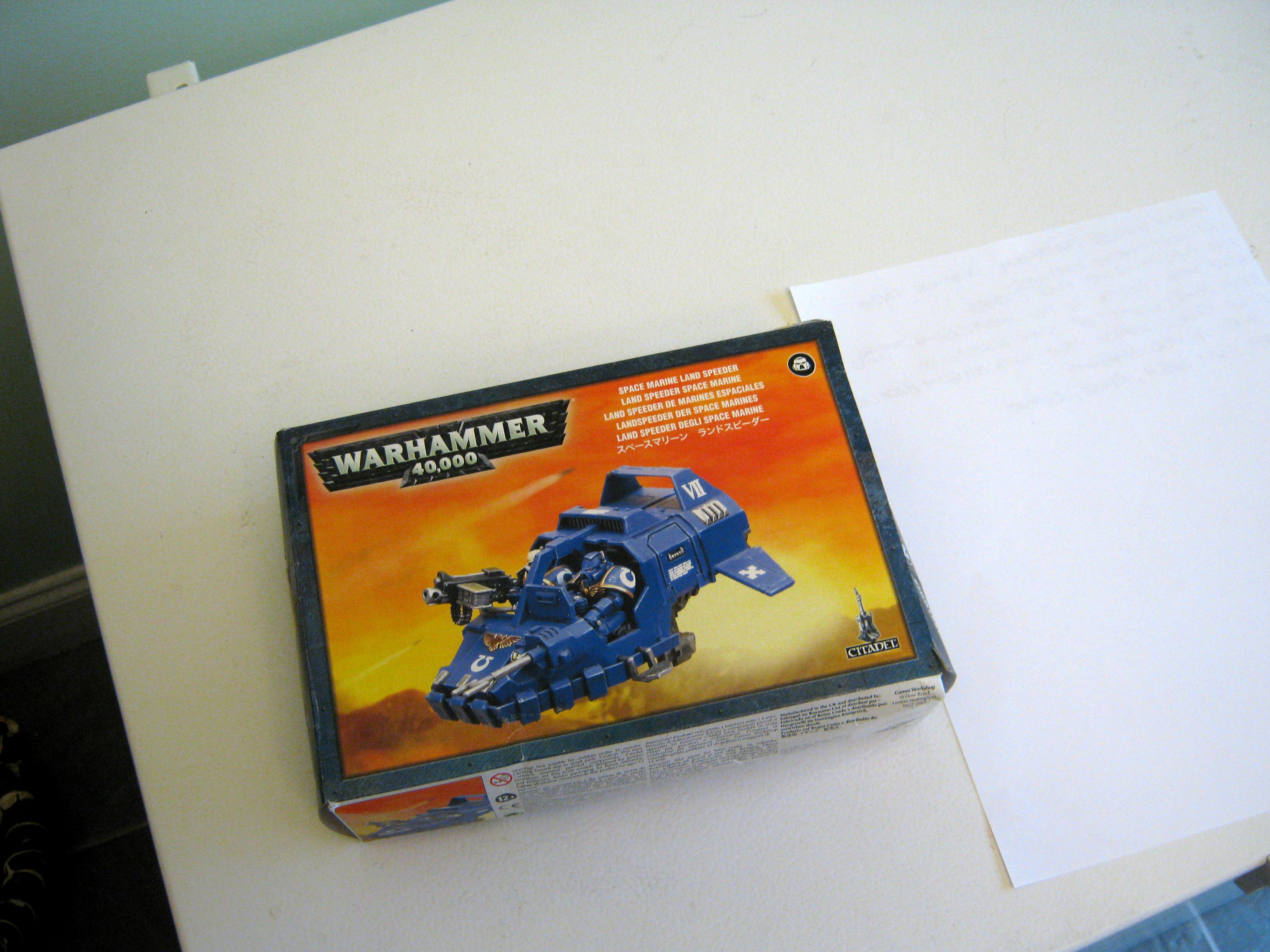 Anti-gravity, Fast Attack, Imperial, Land Speeder, Recon Vehicle, Skimmer, Space Marines