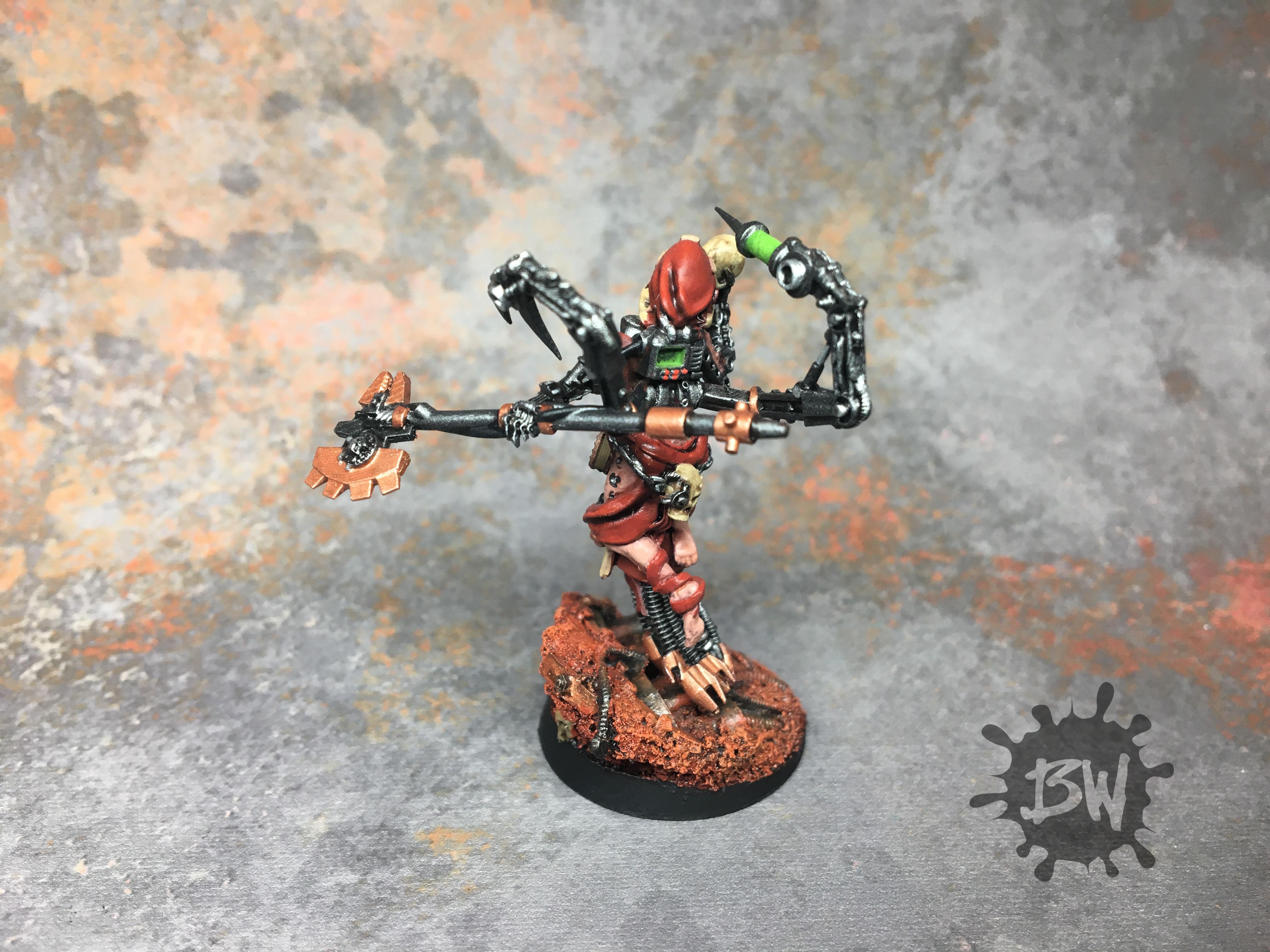 Adeptus Mechanicus, Female Tech Priest Skull Keeper, Warhammer 40,000