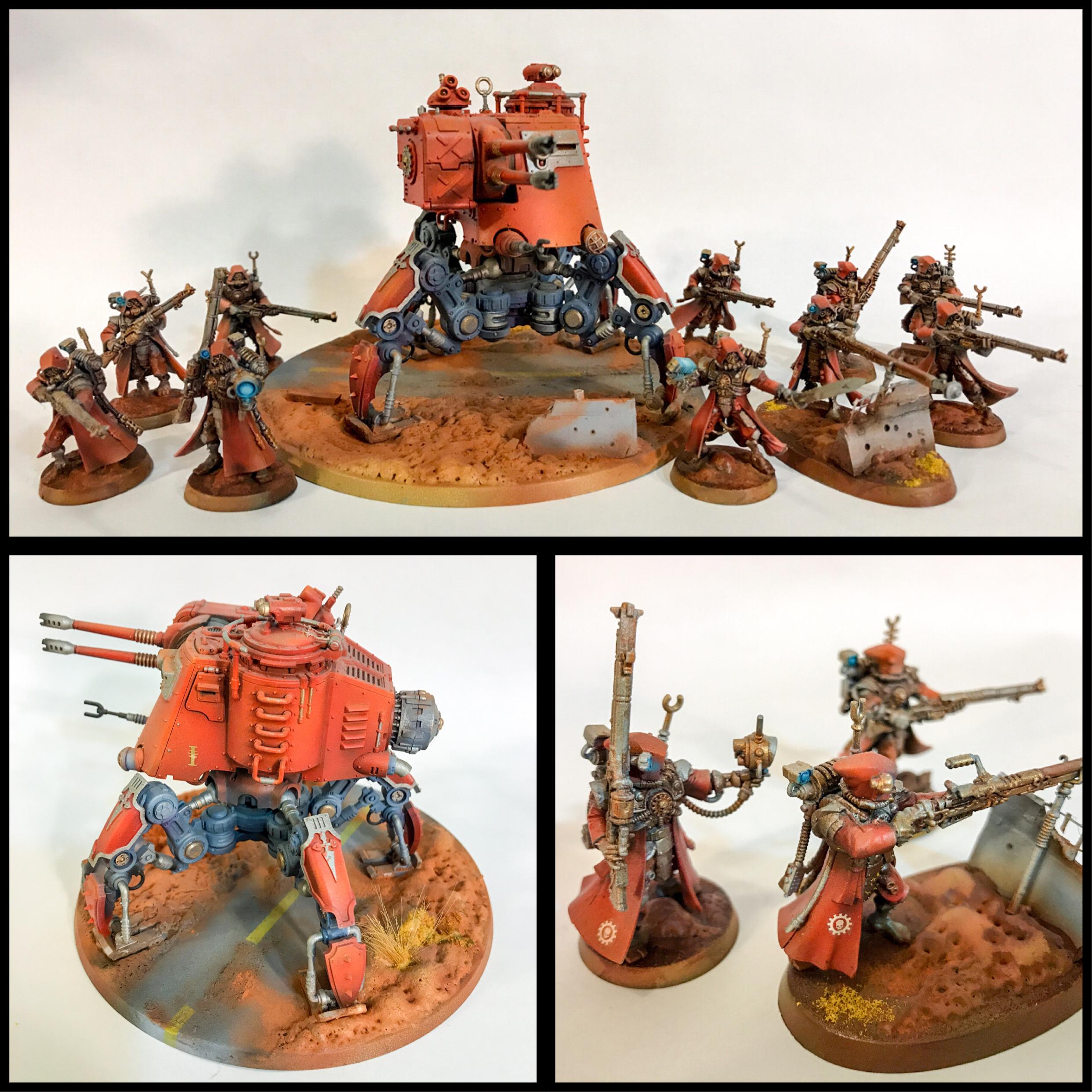 Adeptus Mechanicus, Airbrushed, Inquisitarrii, Inquisition, Skitarrii, Warhammer 40,000