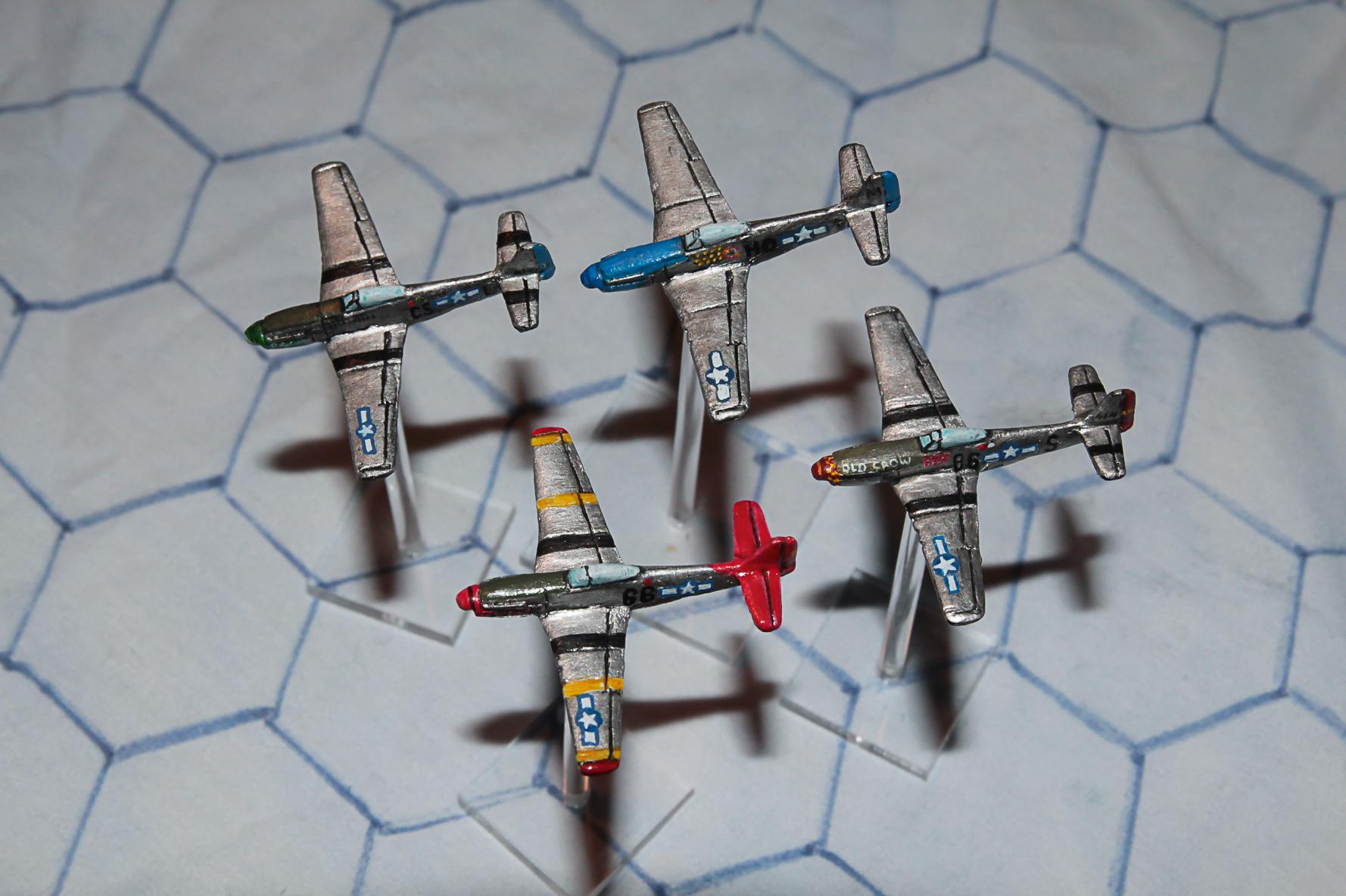 1:300 Scale, 6mm Scale, Air Combat, Airborne, Aircraft, Airplane, Check Your 6!, Fighter, Fliers, Historical, P-51, Usaaf, World War 2