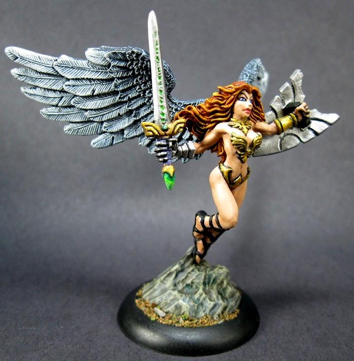 03314 Angel Of Radiance, Carrero Arts, Dark Heaven Legends, Dungeons And Dragons, Painted Reaper Miniature, Pathfinder Rpg, Reaper Minis, Reaper Painted Miniature, Rpg Miniature, Table Top Wargames, Warlord Miniatures