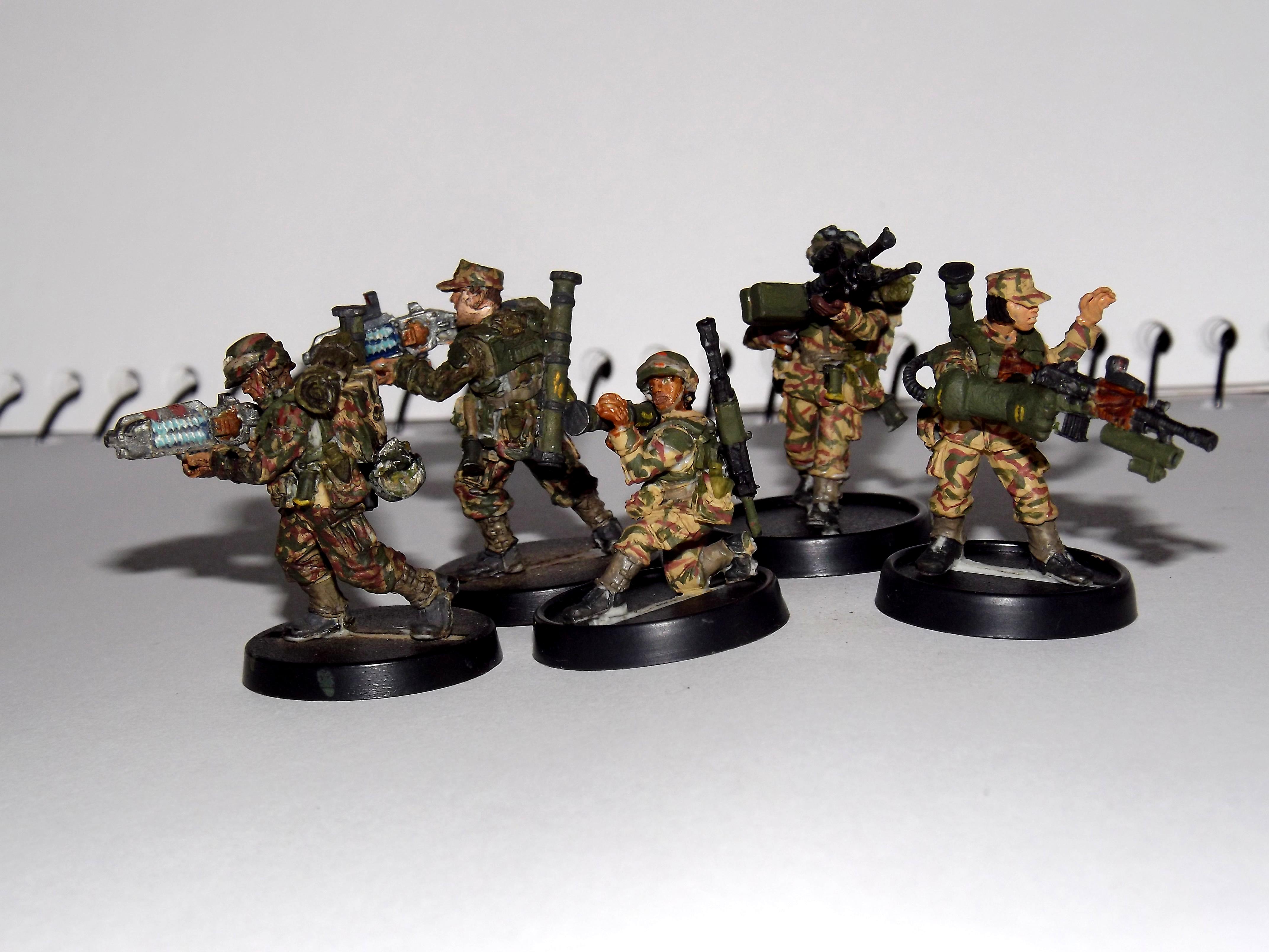 Arcadians, Camouflage, Guardwomen, Imperial Guard, Infantry, Victoria Minatures