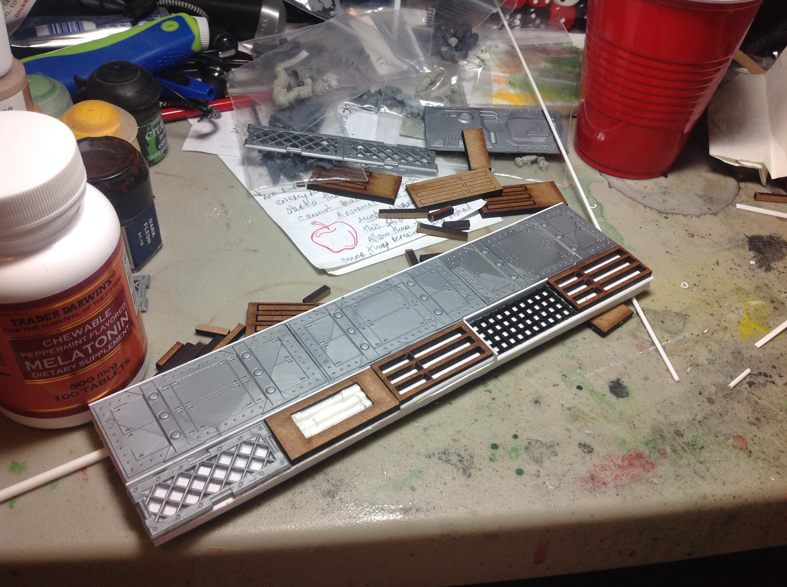 Corridor, Infinity, Scratch Build, Spacehulk, Terrain, Waaazag, Warboss_waaazag, Warhammer 40,000, Work In Progress