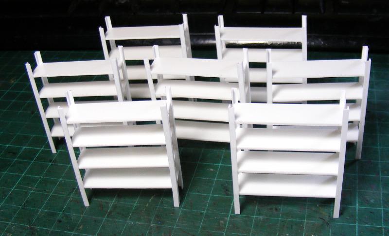 Shelves, Terrain, More shelves