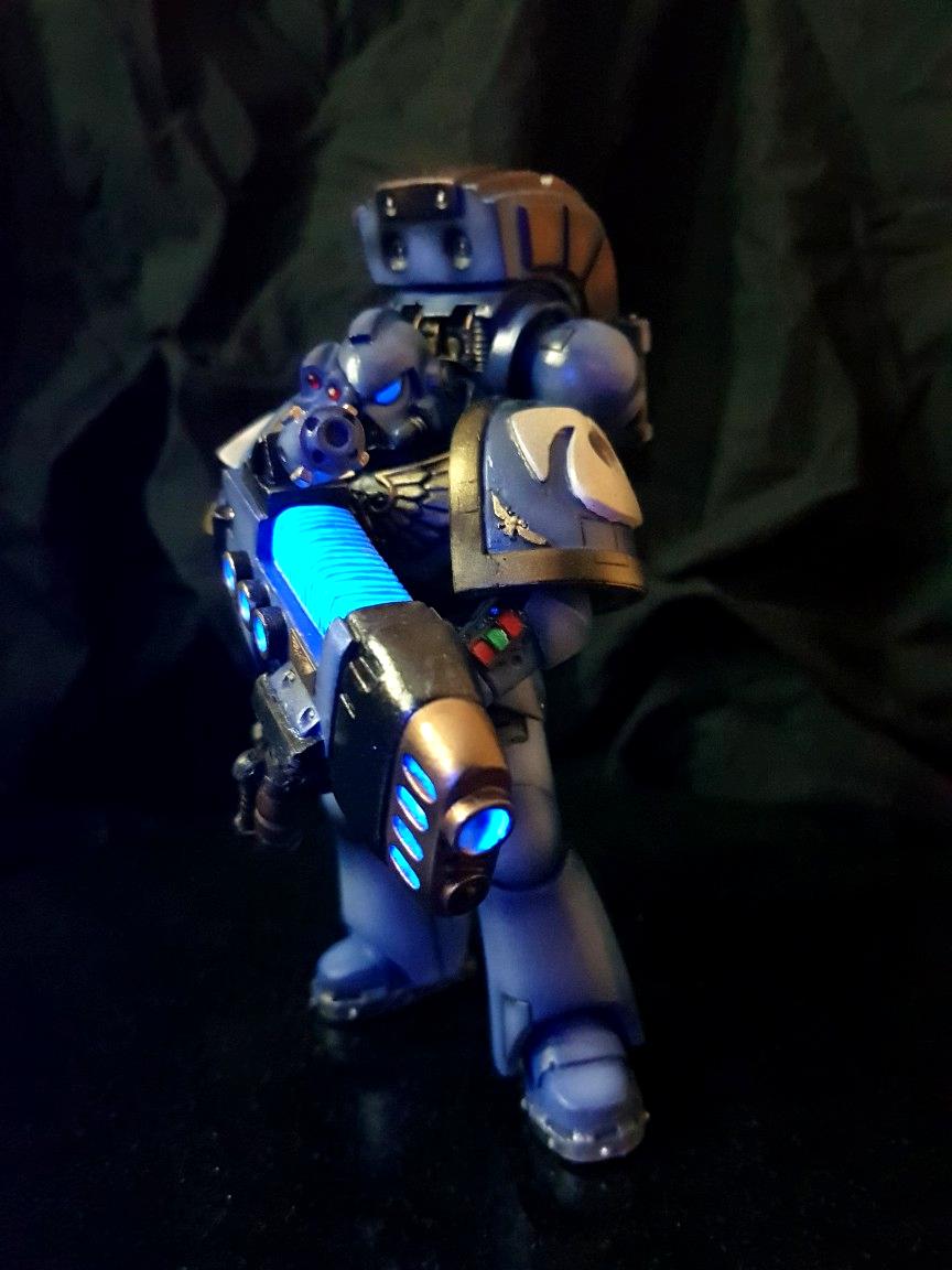 Object Source Lighting, Plasma Gun, Space Marines