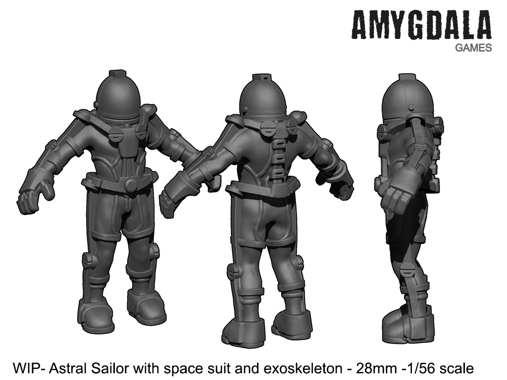 28mm, Armor, Astral Sailors, Infantry, Sci Fi