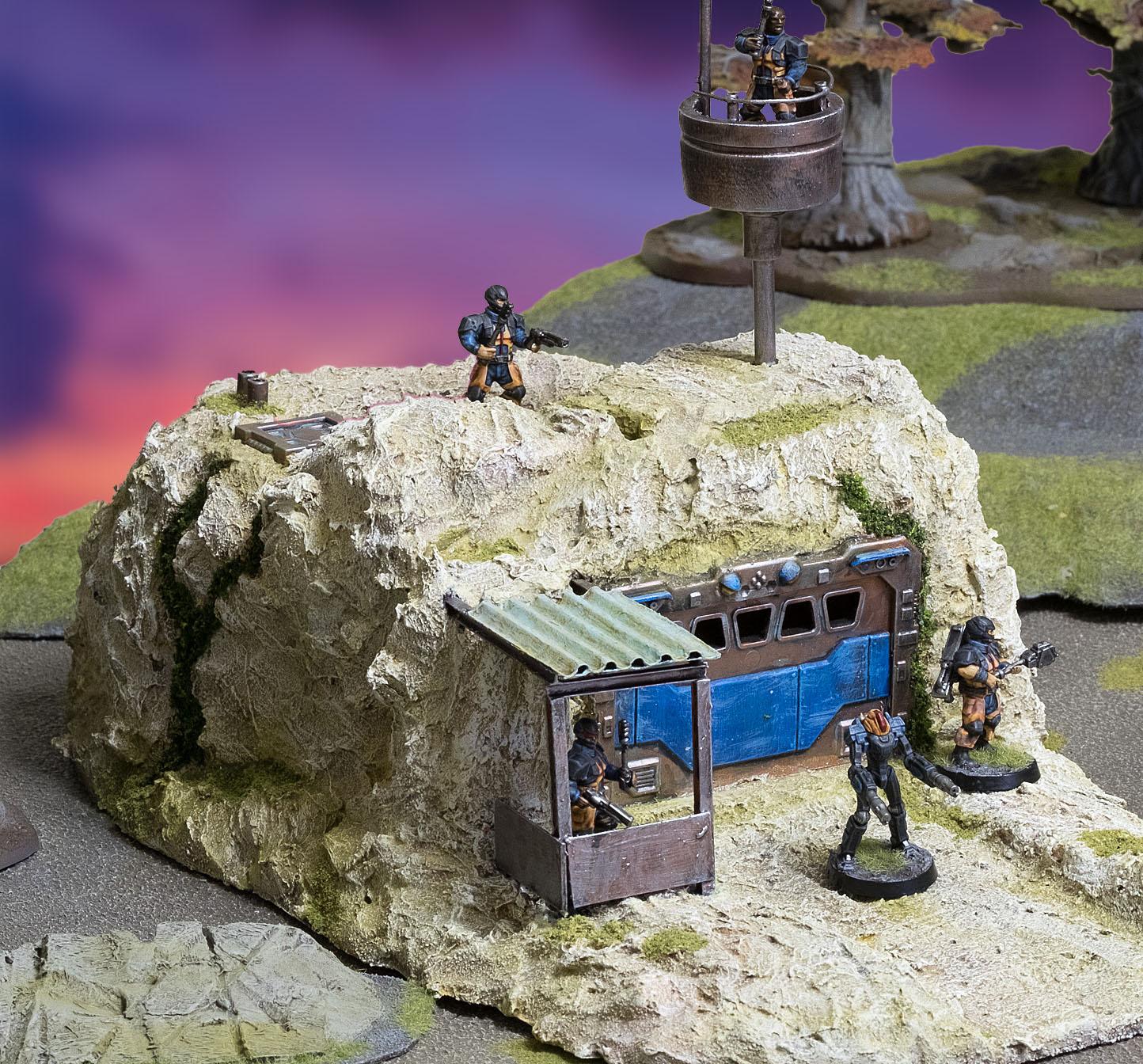 Burnbot, Contractor, Epirian, Maelstrom's Edge, Outpost, Subjugator, Suppresion Team, Terrain