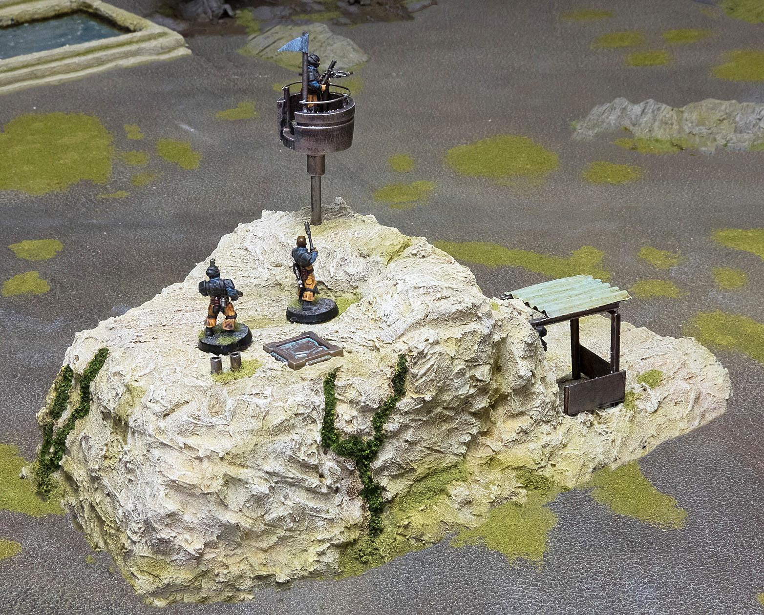 Burnbot, Contractor, Epirian, Maelstrom's Edge, Outpost, Subjugator, Suppresion Team, Terrain