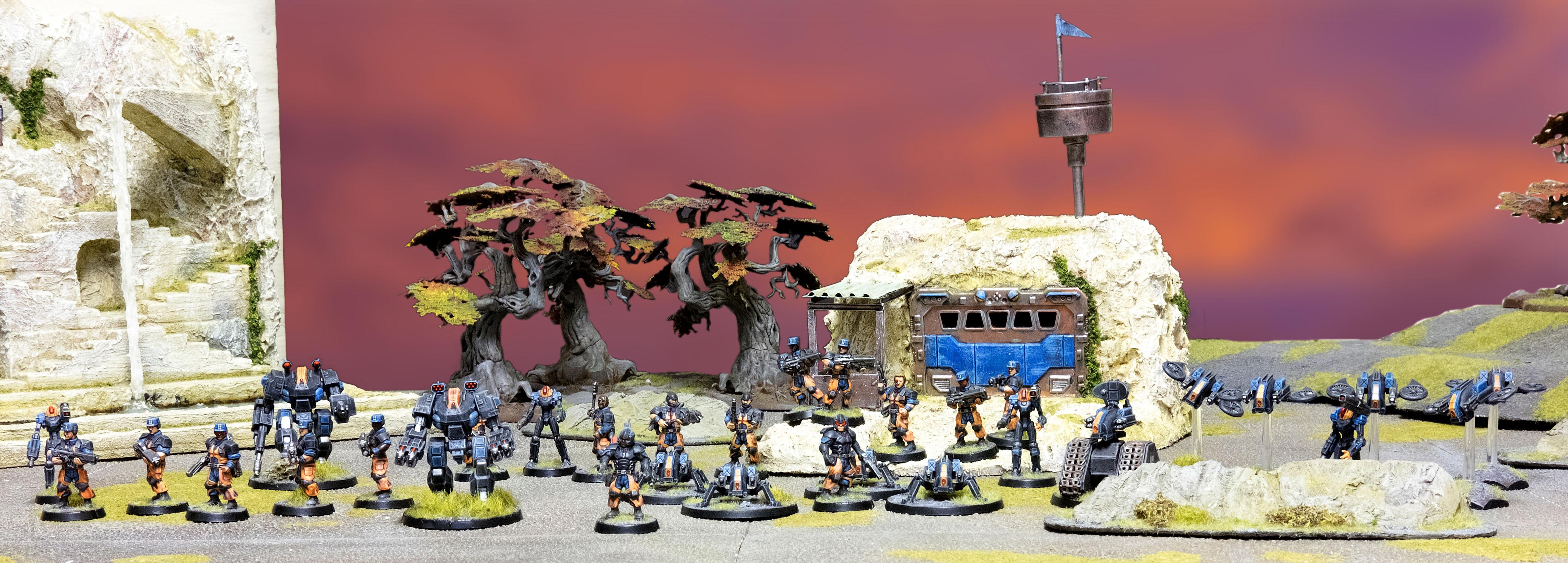 Burnbot, Contractor, Epirian, Maelstrom's Edge, Outpost, Subjugator, Suppresion Team, Terrain