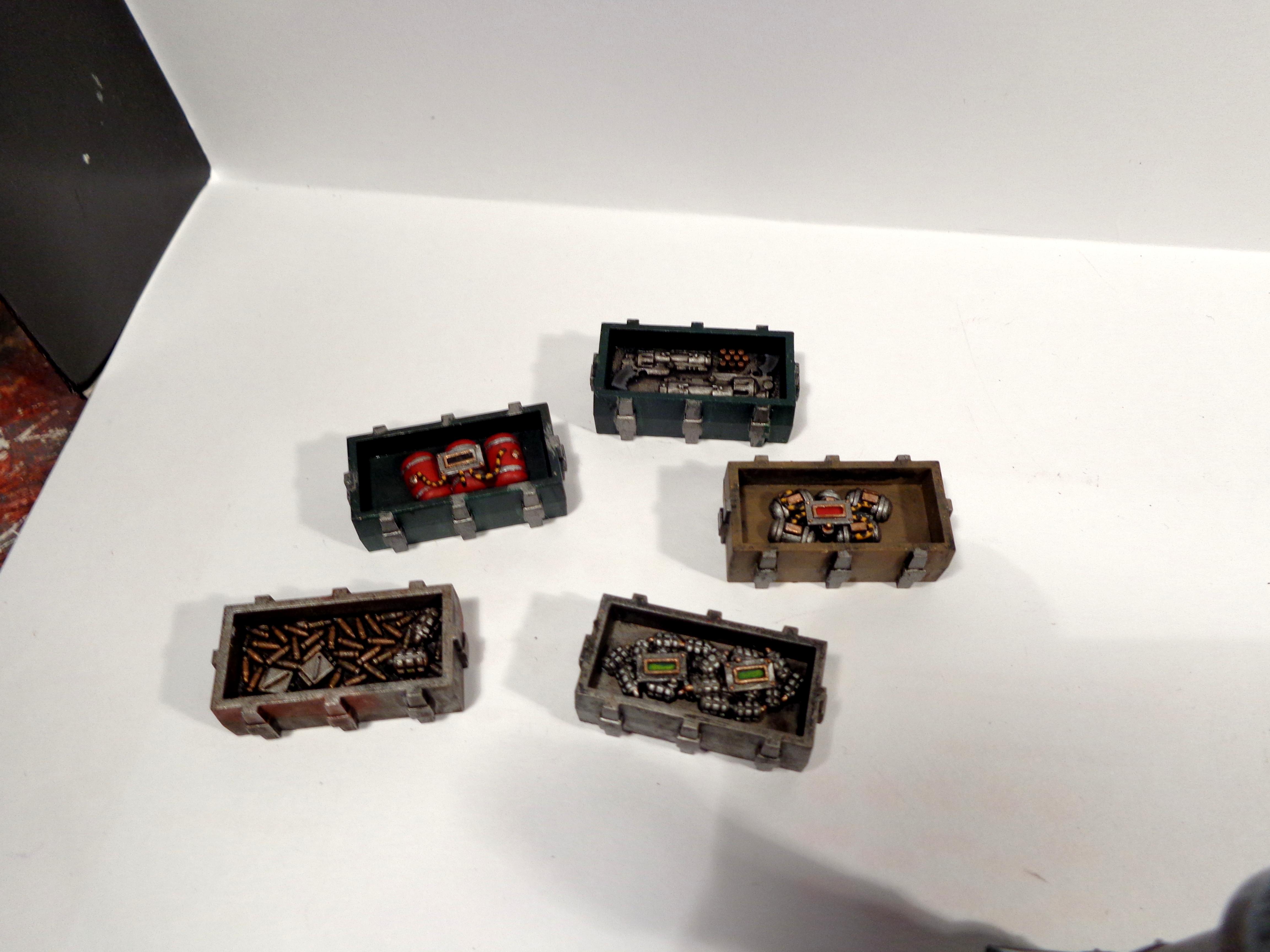 Ammo Cache, Gang War, N17, Necromunda, Newcromunda, Objective Marker, Terrain, Underhive