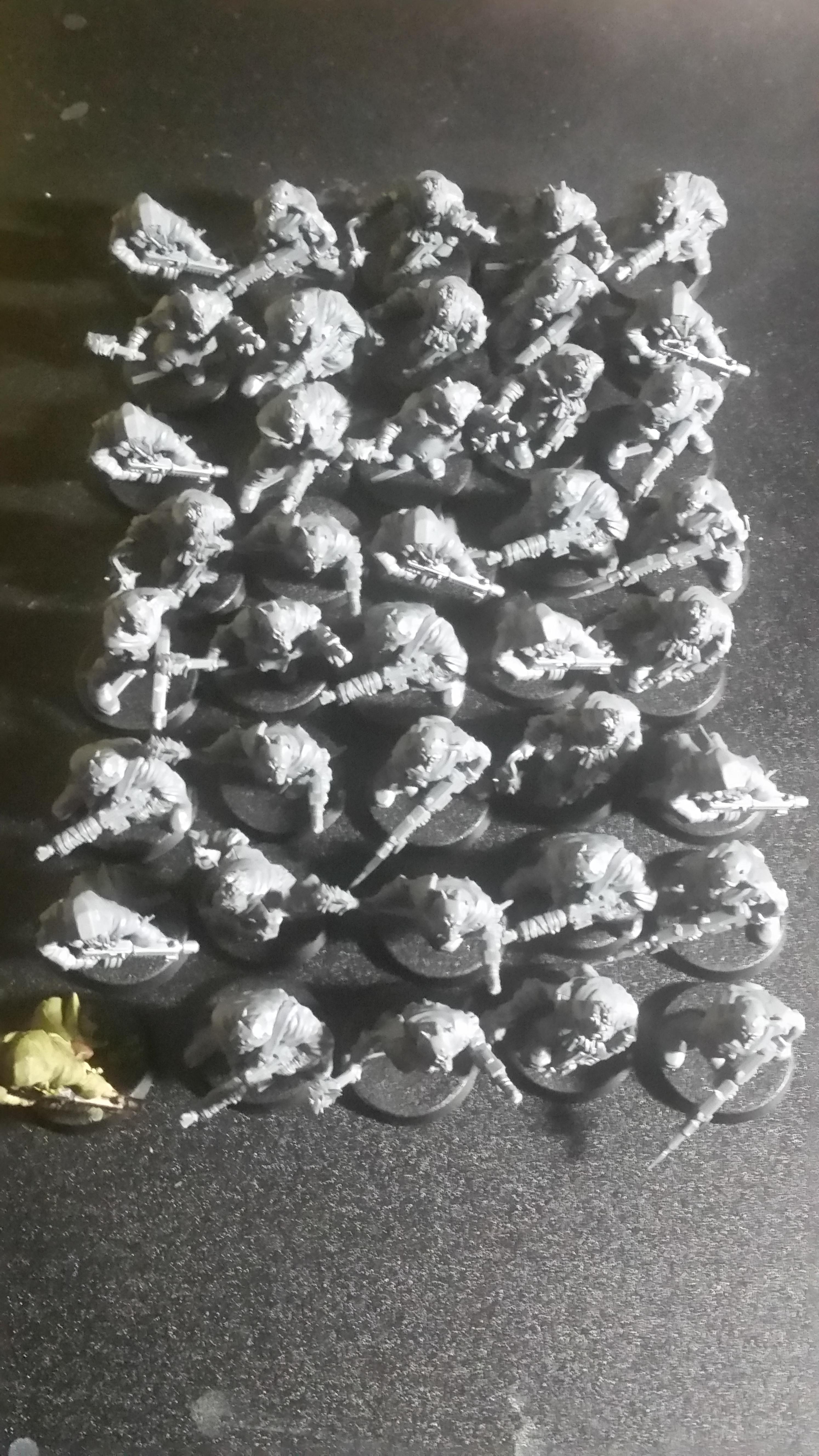 All 40 cultist fully assembled
