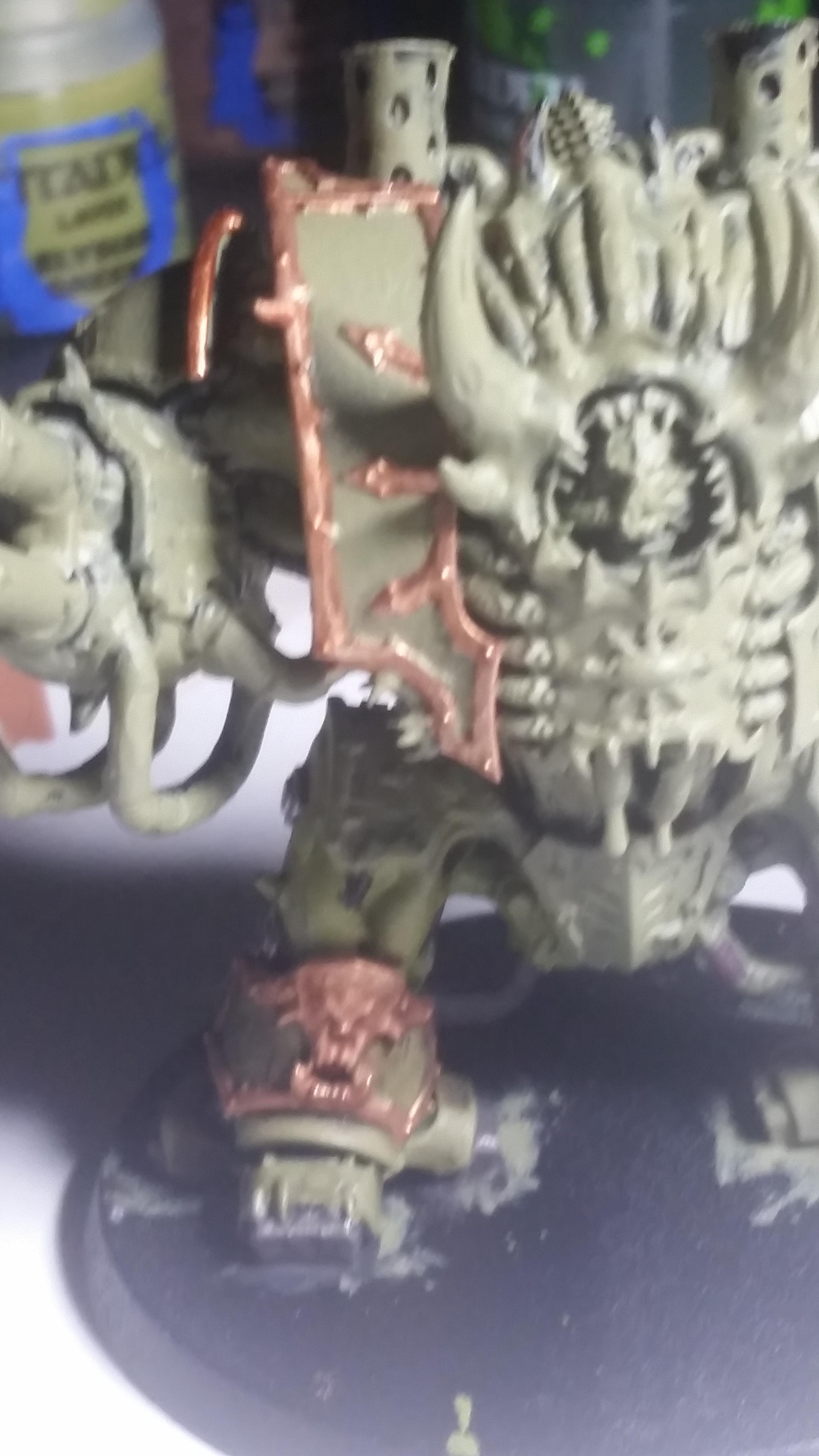 Good portion of the trimming on the right side done