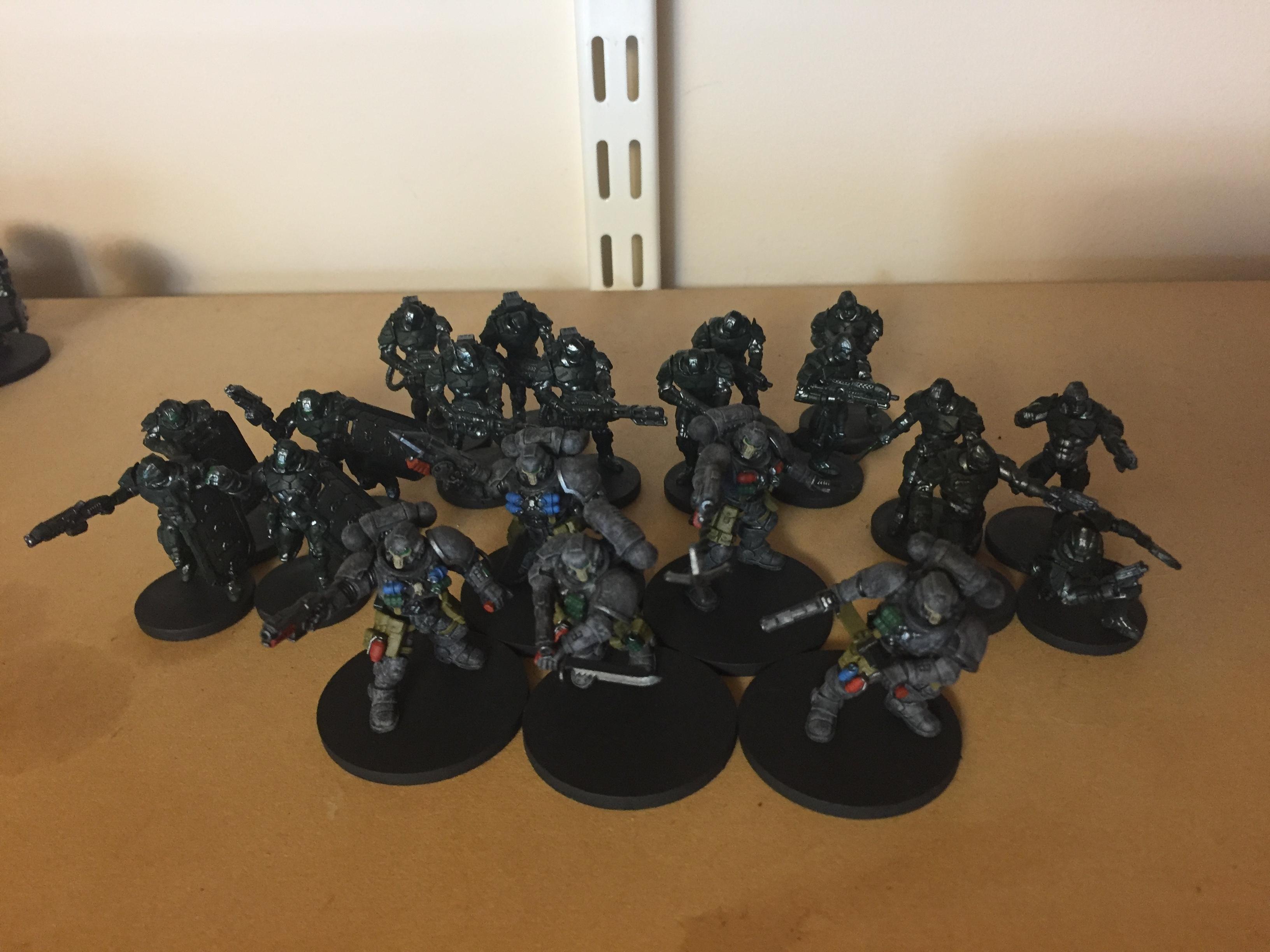 Conversion, Enforcer, Mantic, Primaris, Reivers, Science-fiction, Warhammer 40,000