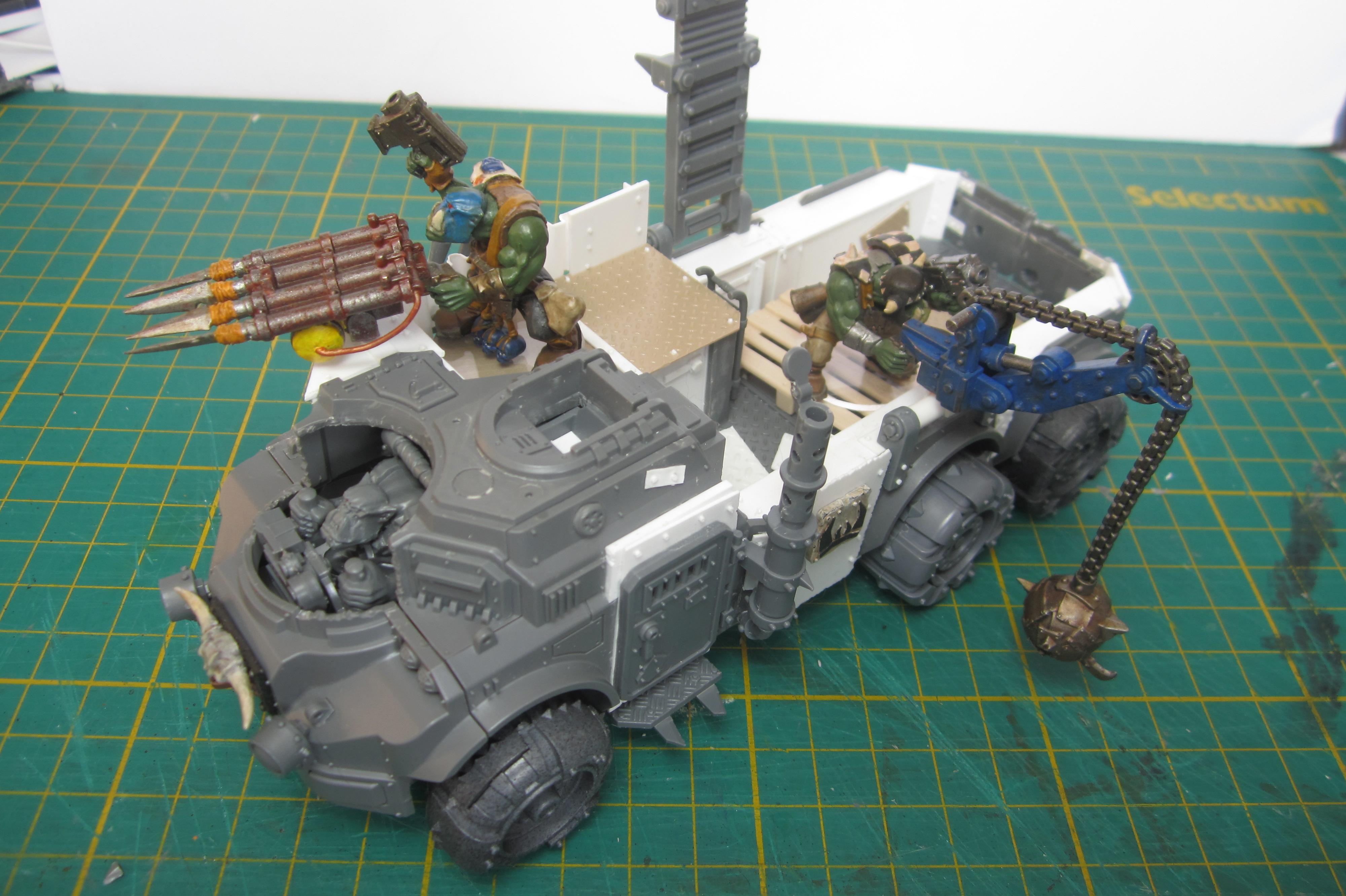 Conversion, Gorkamorka, Looted, Ork Trukks, Orks, Trukk, Warhammer 40,000