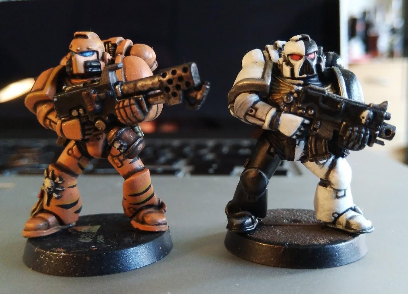 Sons Of Malice, Space Marines, Tactical Squad, Tiger Claws, Tiger Stripes