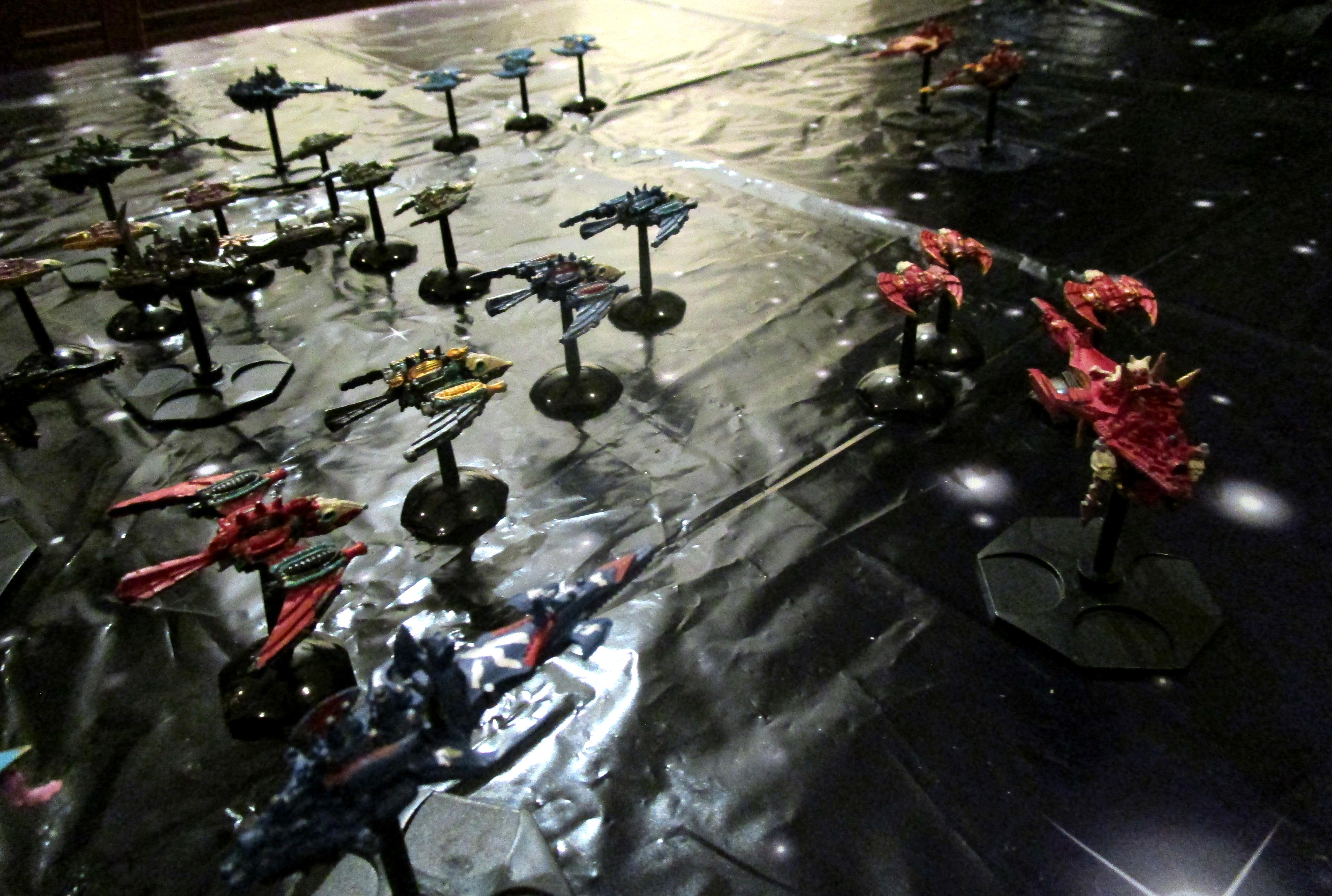 Battlefleet Gothic, Chaos, Chaos Space Marines, Conversion, Oldhammer, Space Fleet