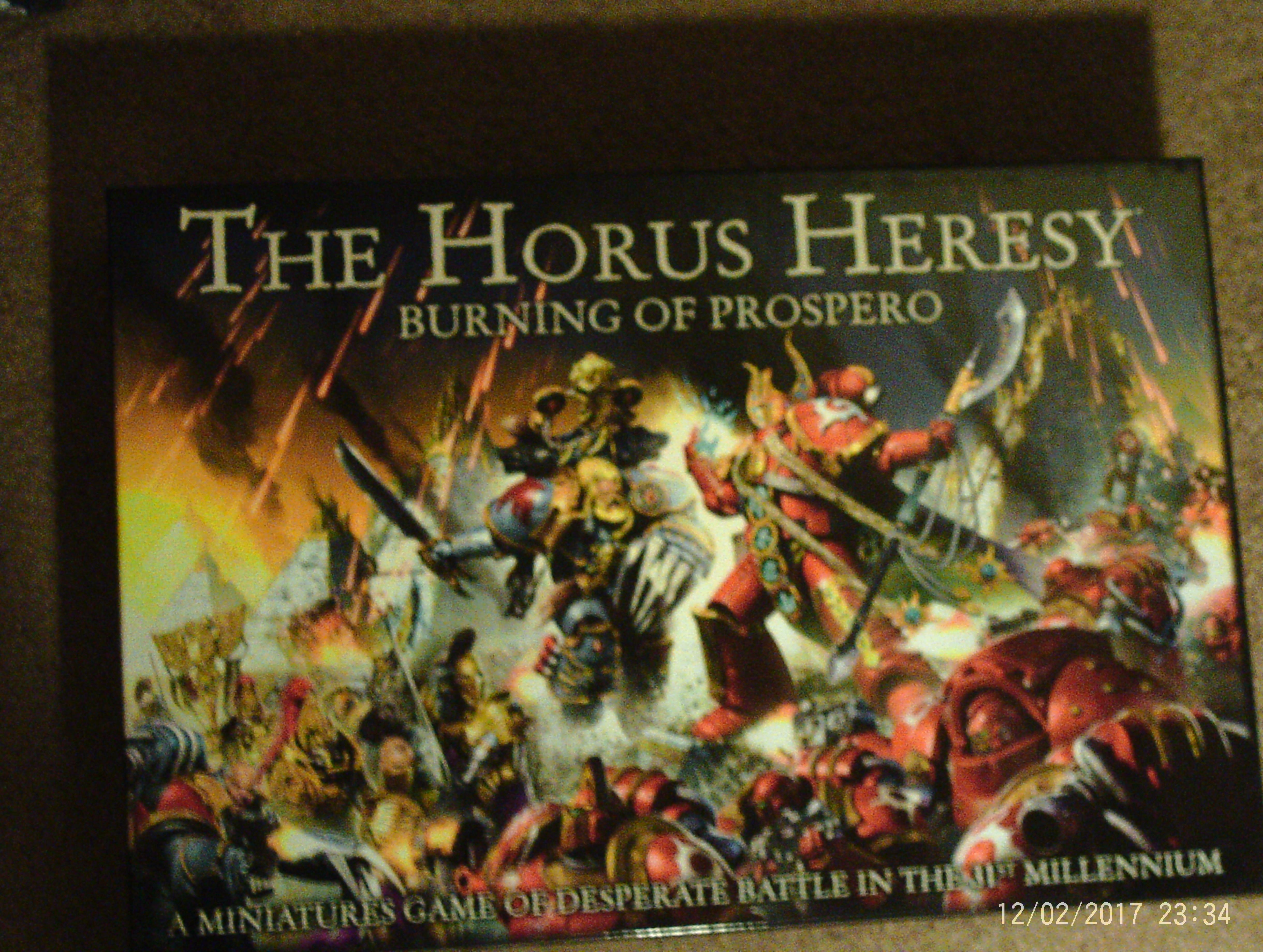 Burning of Prospero box