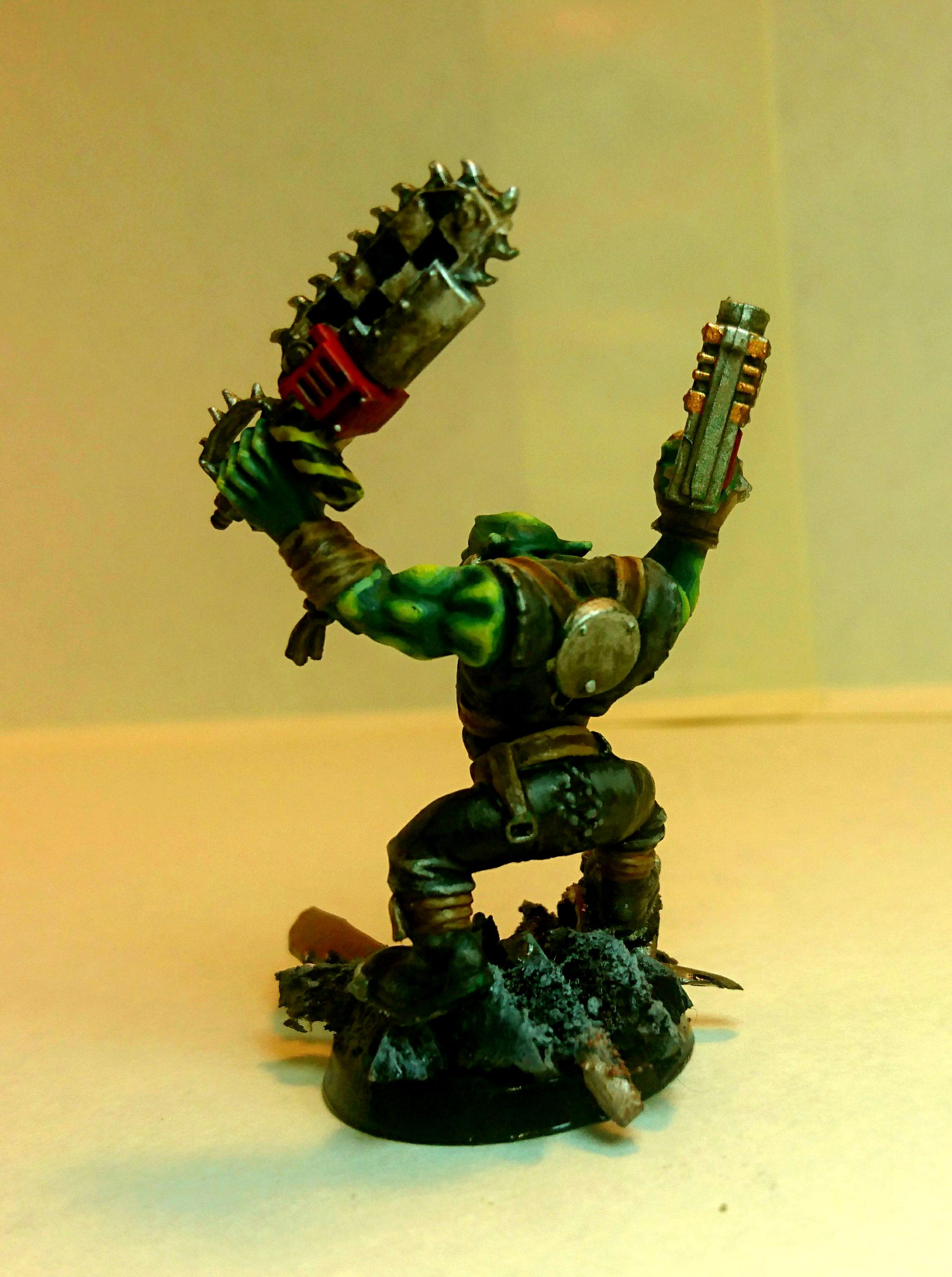 Chainsword, Ork Boy, Ork Goff Boy, Orks, Space Orks, Warhammer 40,000
