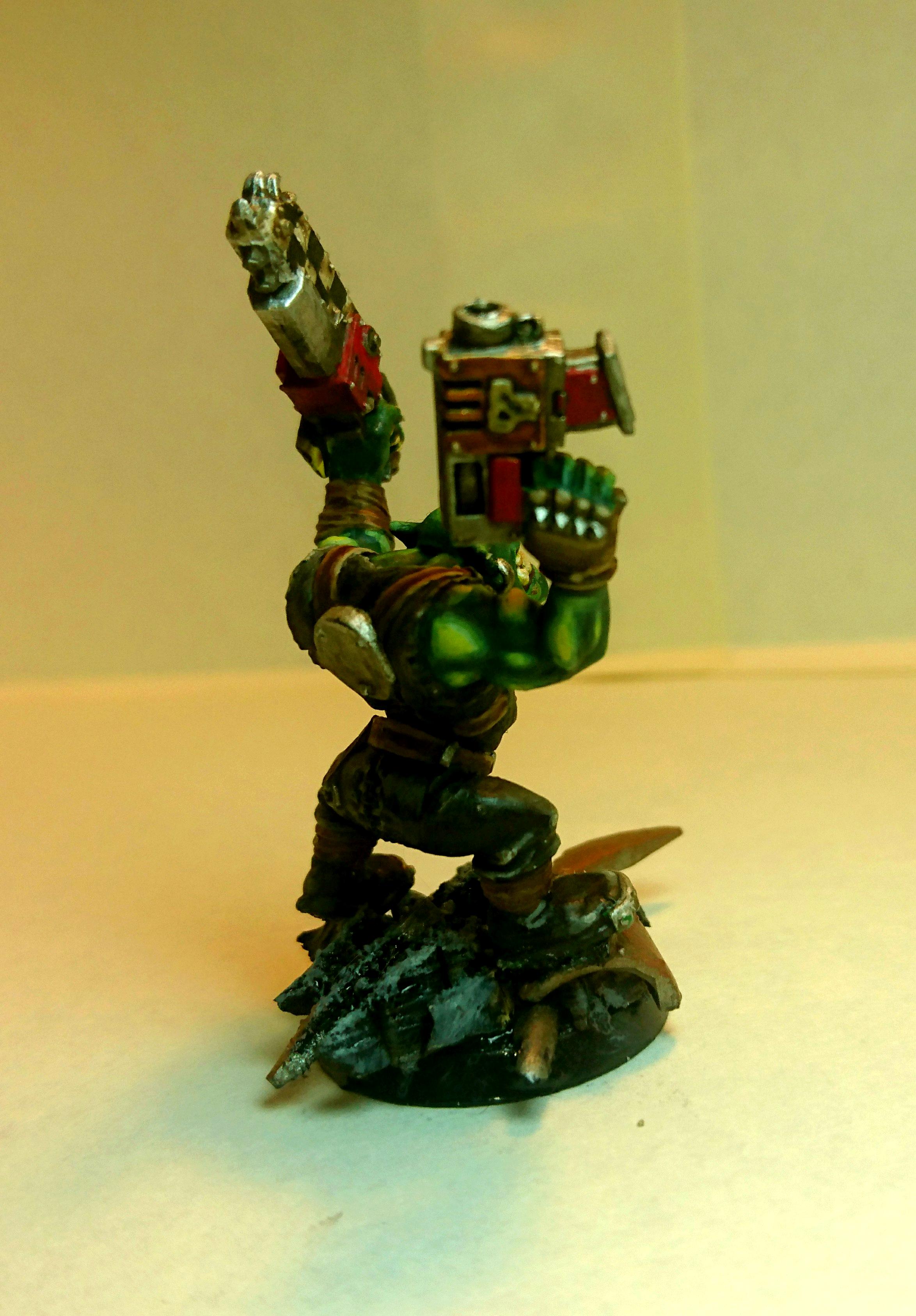 Chainsword, Ork Boy, Ork Goff Boy, Orks, Space Orks, Warhammer 40,000