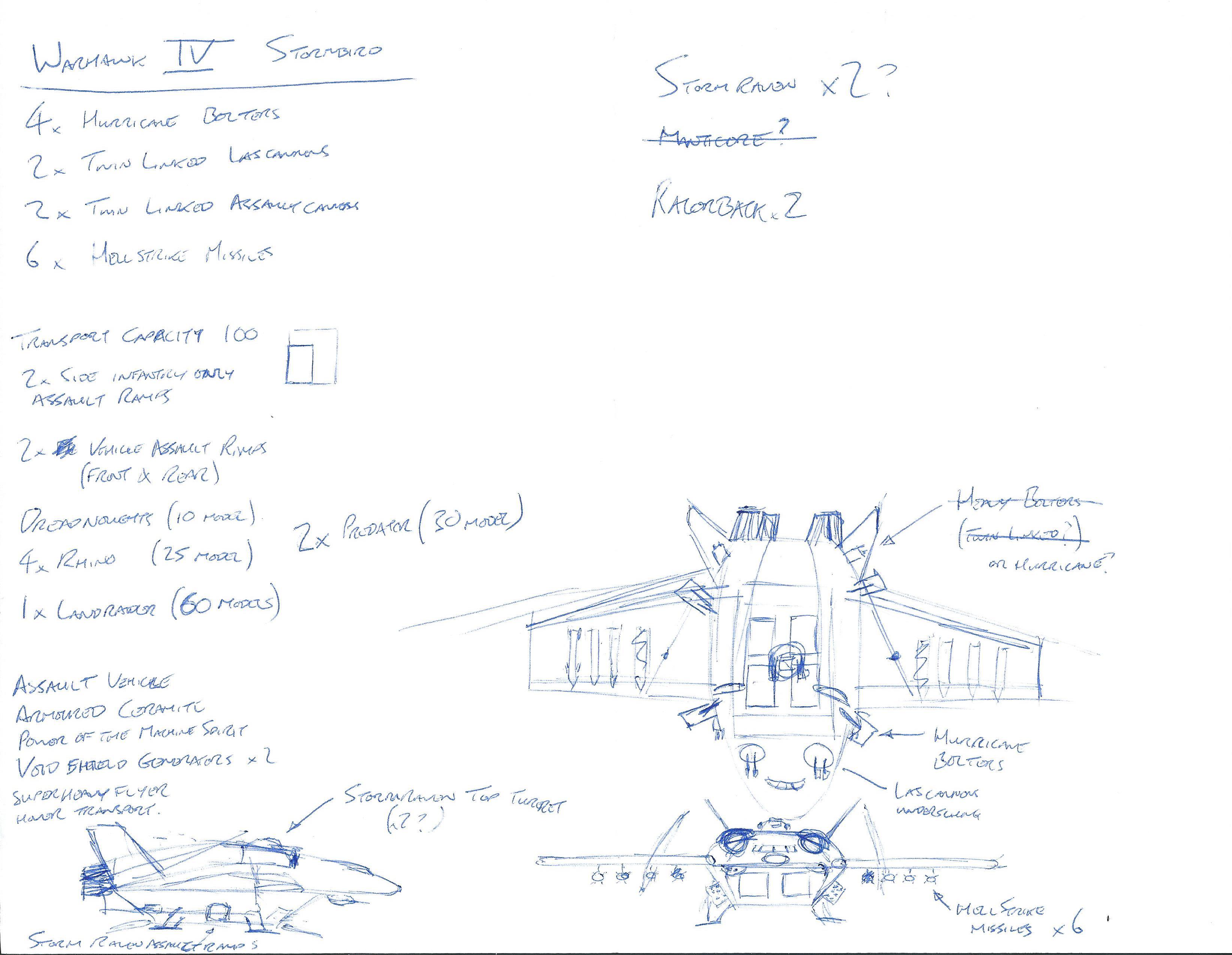 Horus Heresy, Scratch Build, Stormbird