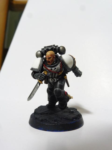 Assault, Black, Black Templars, Blanche, Chainsword, Conversion, Forge World, Imperium, Japan Exclusive, Space Marines, Tactical Squad, Templars, Terminator Armor