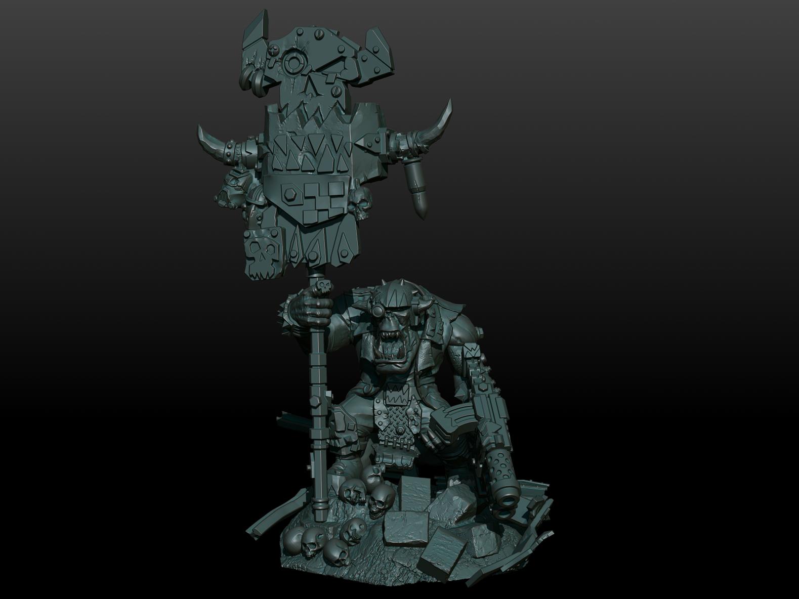 Banner, Nob, Orcs, Banner Nob 