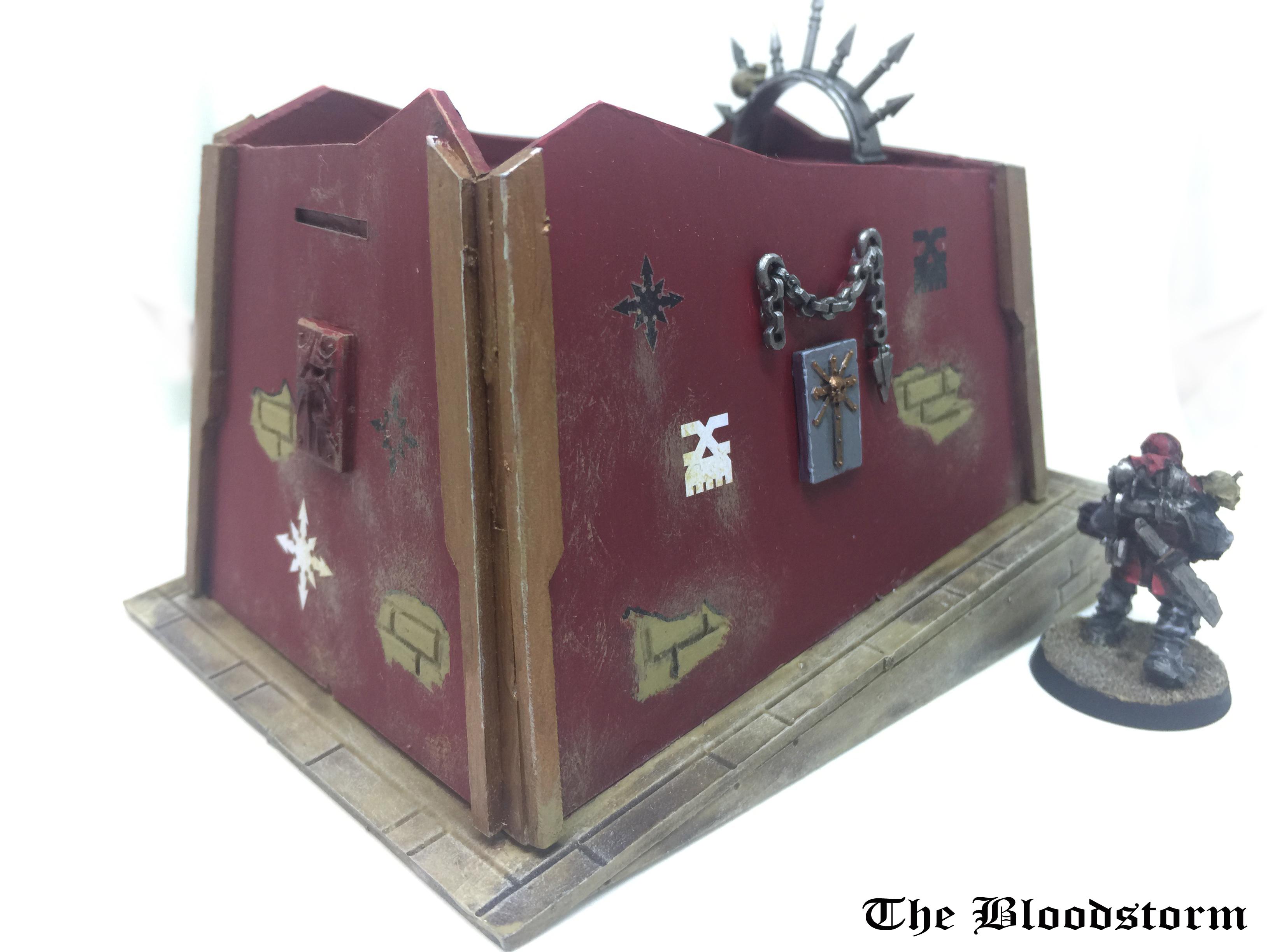 Chaos, Khorne, Temple, Terrain, Warhammer 40,000