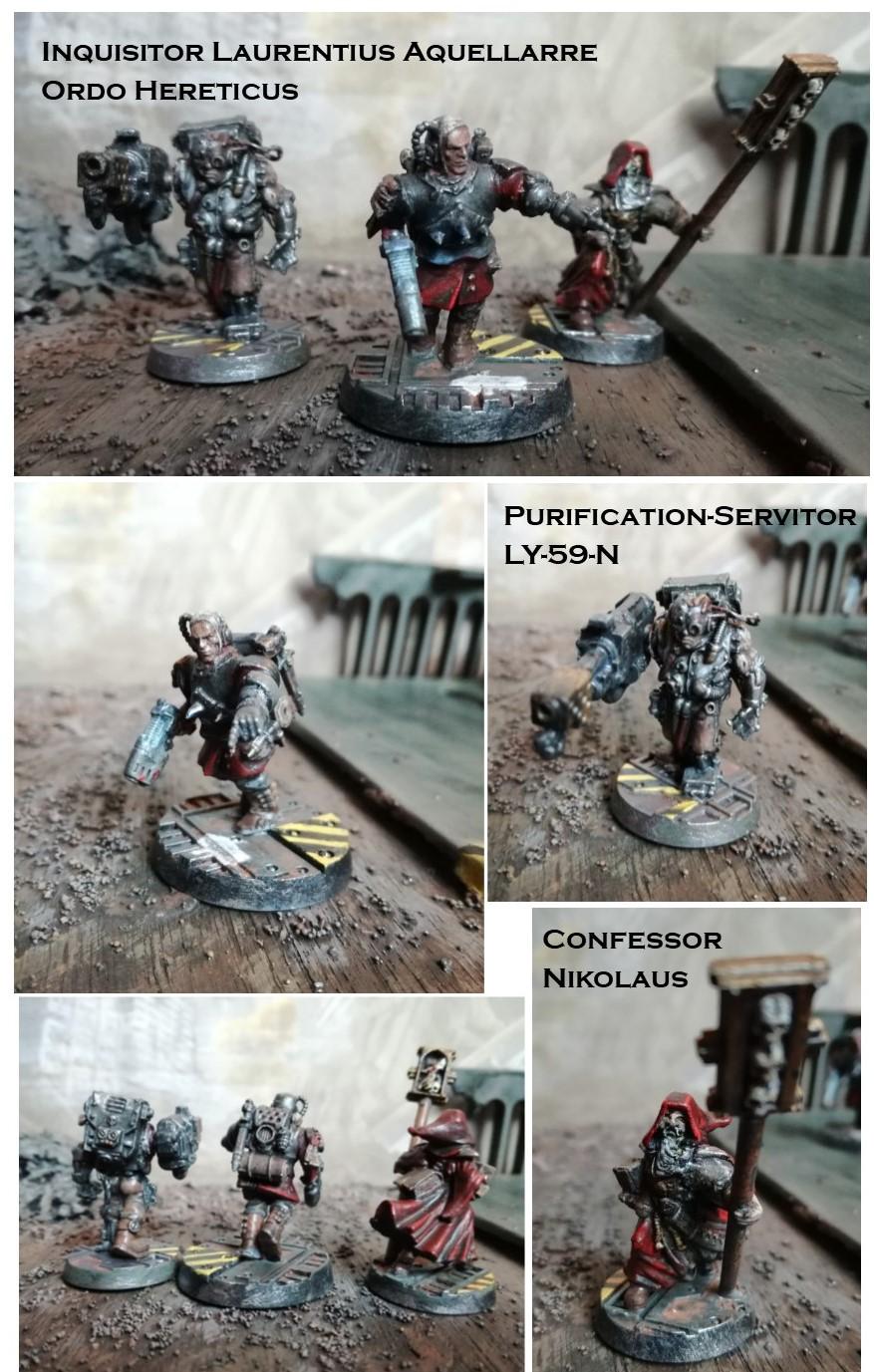 Inq28, Inquisitor, Ministorum Priest, Ordo Hereticus, Servitors