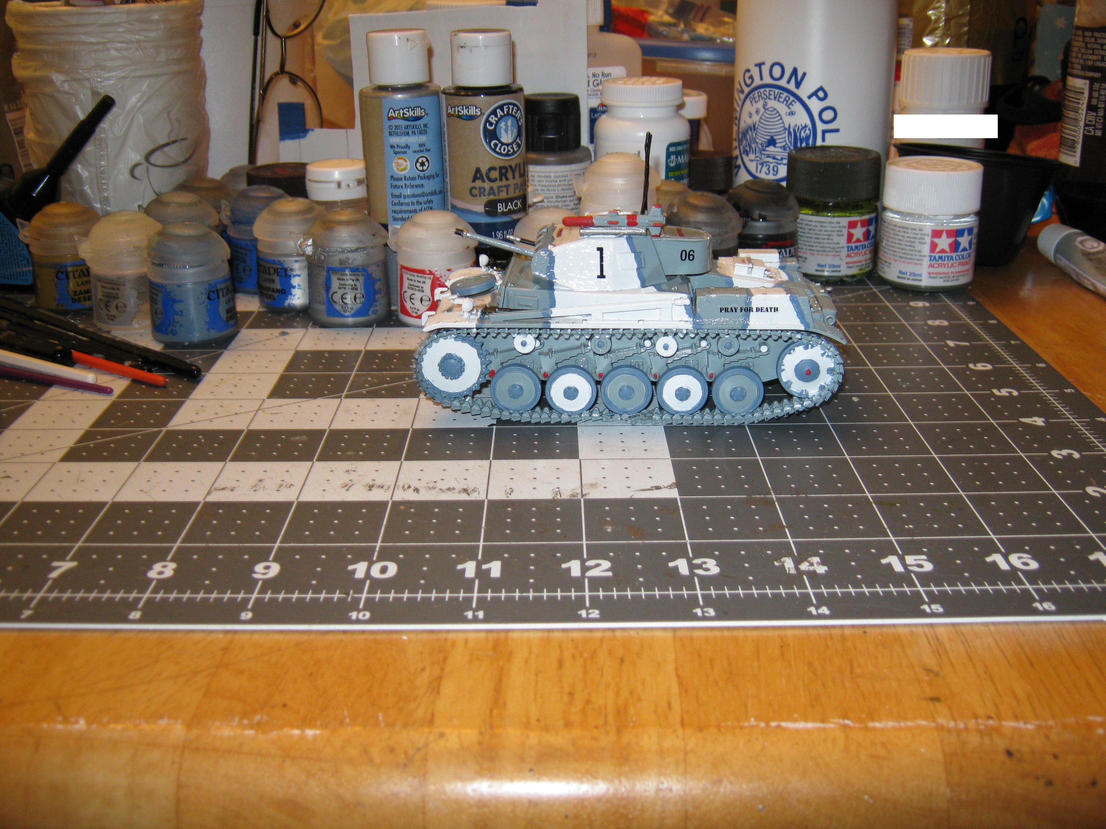 Conversion, Counts As, Germans, Imperial, Imperium Of Man, Light Tank, Panzer Ii, Panzerkampfwagen, Tank, World War 2