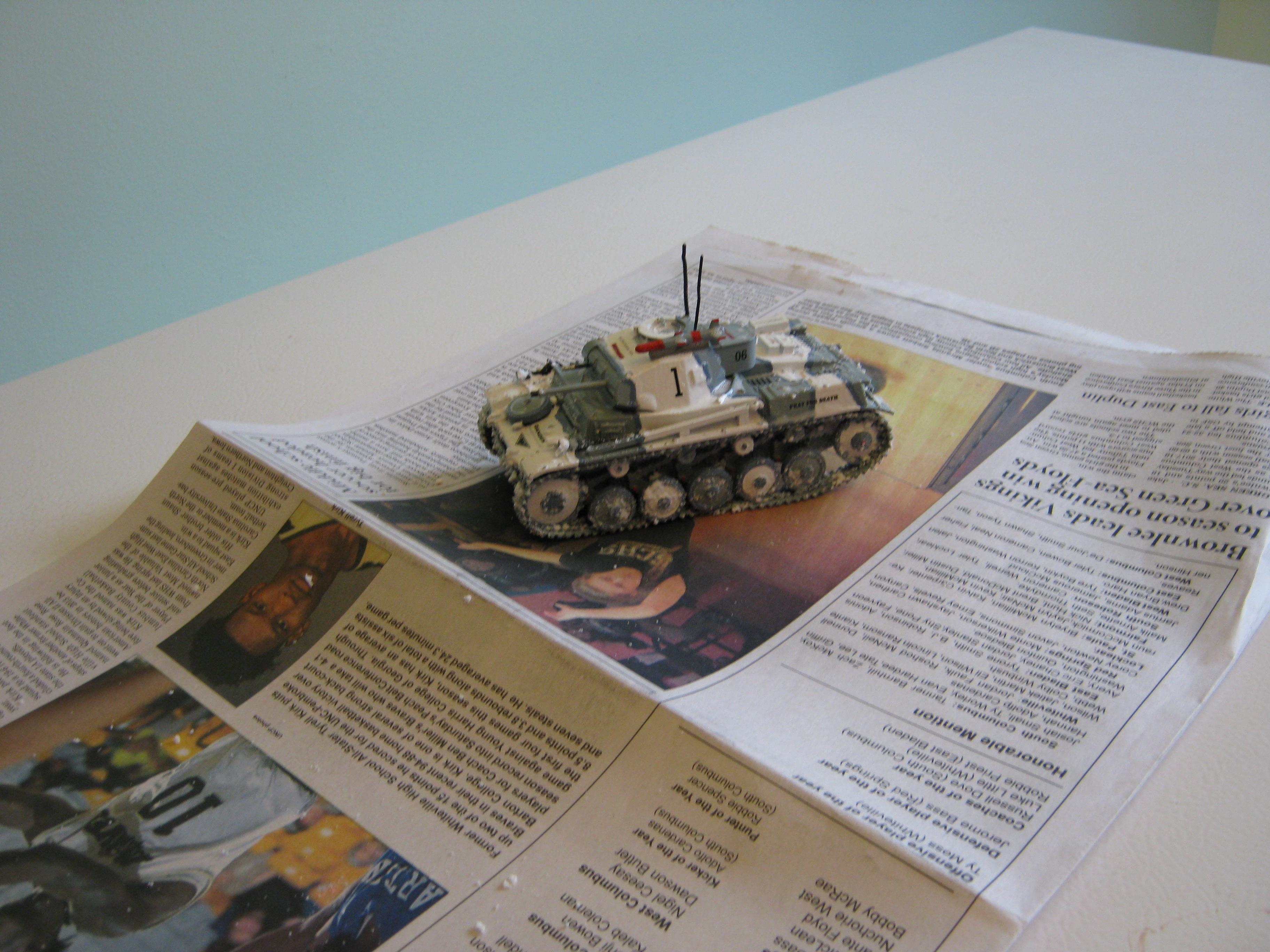 Conversion, Counts As, Germans, Imperial, Imperium Of Man, Light Tank, Panzer Ii, Panzerkampfwagen, Tank, World War 2