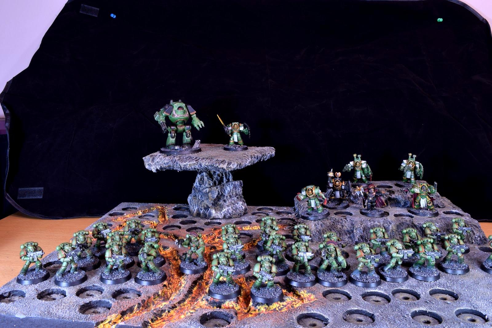 Horus Heresy, Salamanders, Space Marines, Warhammer 40,000