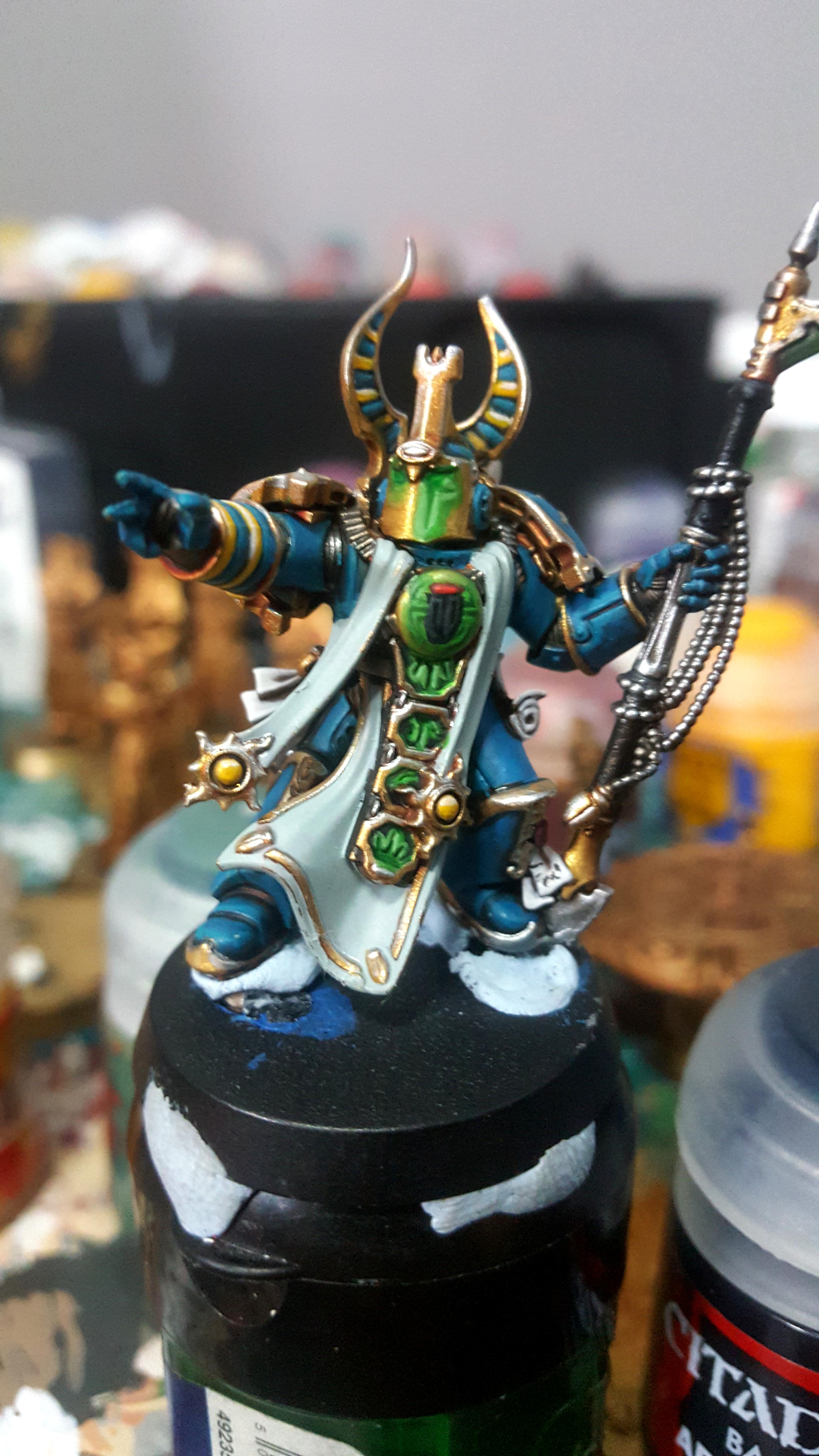 Ahriman, Chaos, Chaos Space Marines, Space Marines, Thousand Sons, Tzeentch, Work In Progress