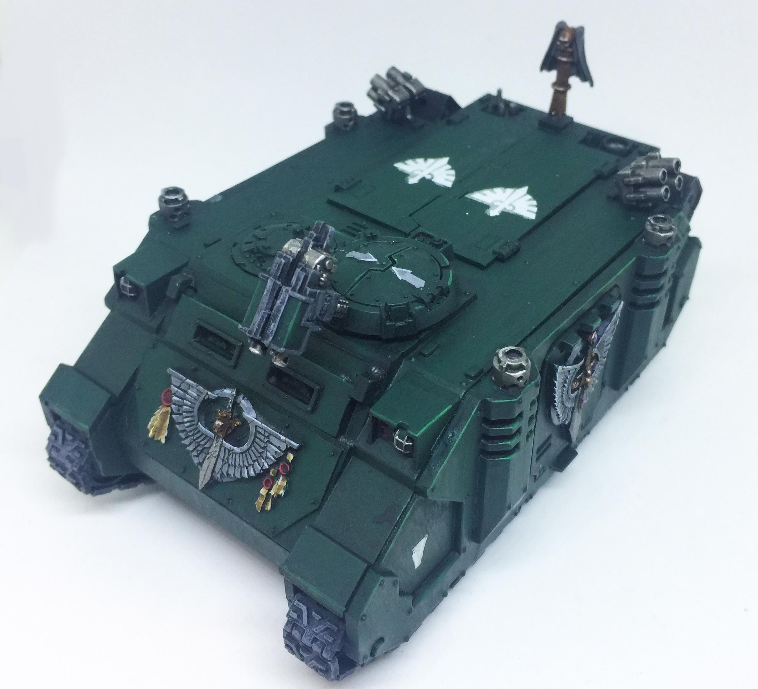 Dark Angels, Forge World, Rhino, Space Marines, Warhammer 40,000