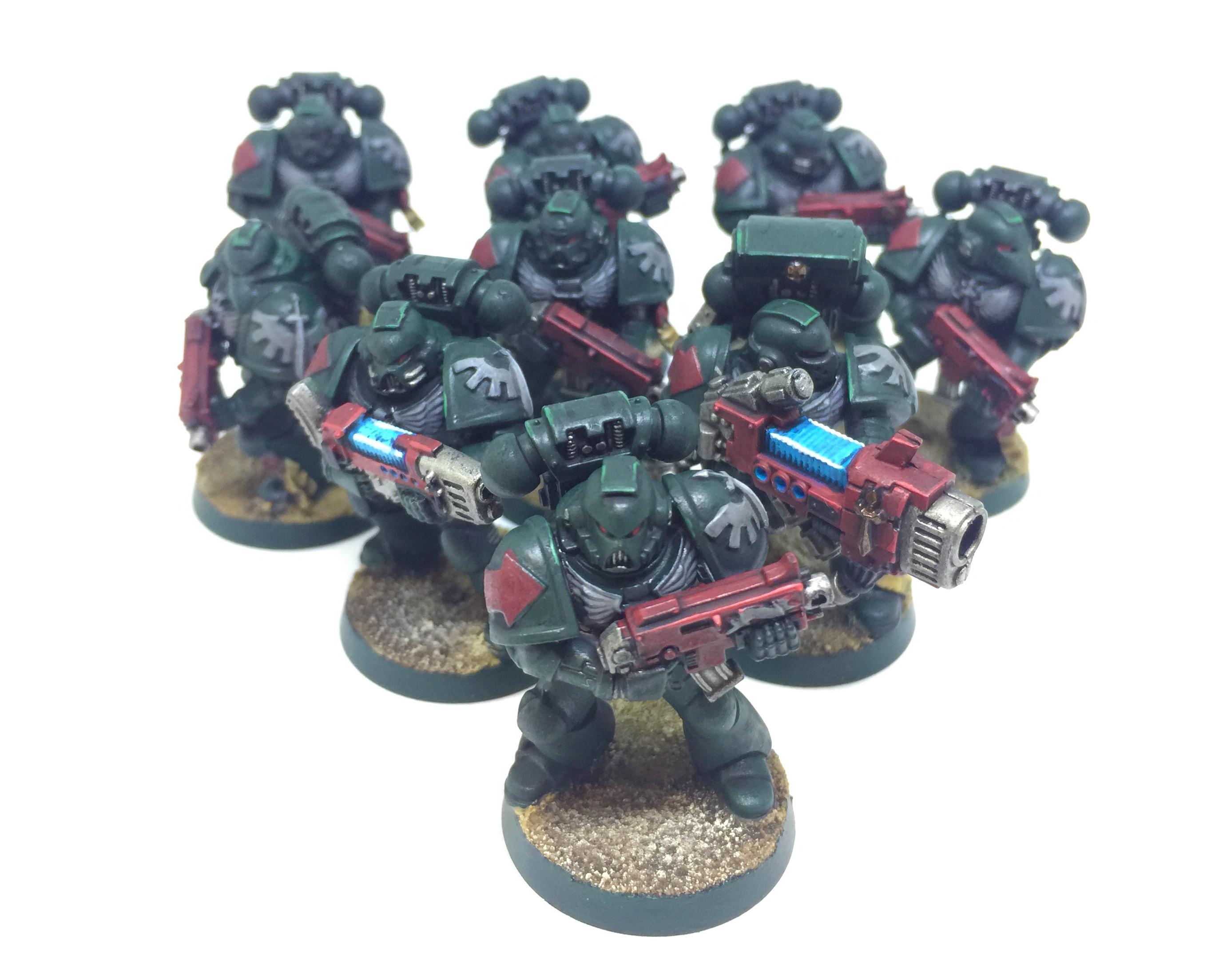 Adeptus Astartes, Dark Angels, Plasma, Space Marines, Tactical Squad, Warhammer 40,000
