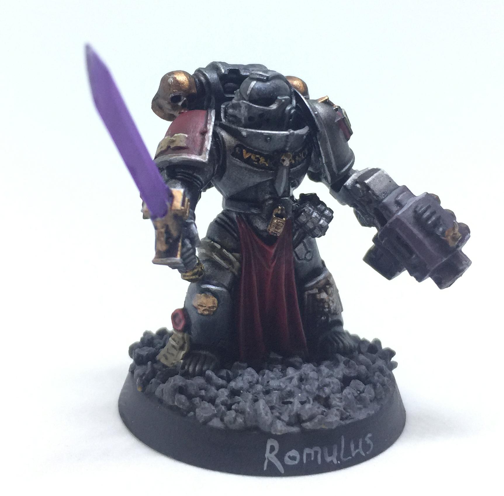 Adeptus Astartes, Brotherhood Champion, Force Weapon, Grey Knights, Kitbash, Ordo Malleus, Space Marines, Warhammer 40,000