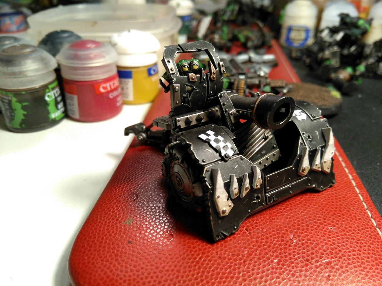 Big Gunz, Conversion, Kannon, Orks, Warhammer 40,000