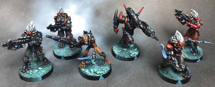 Charontid, Combined Army, Infinity, Morat