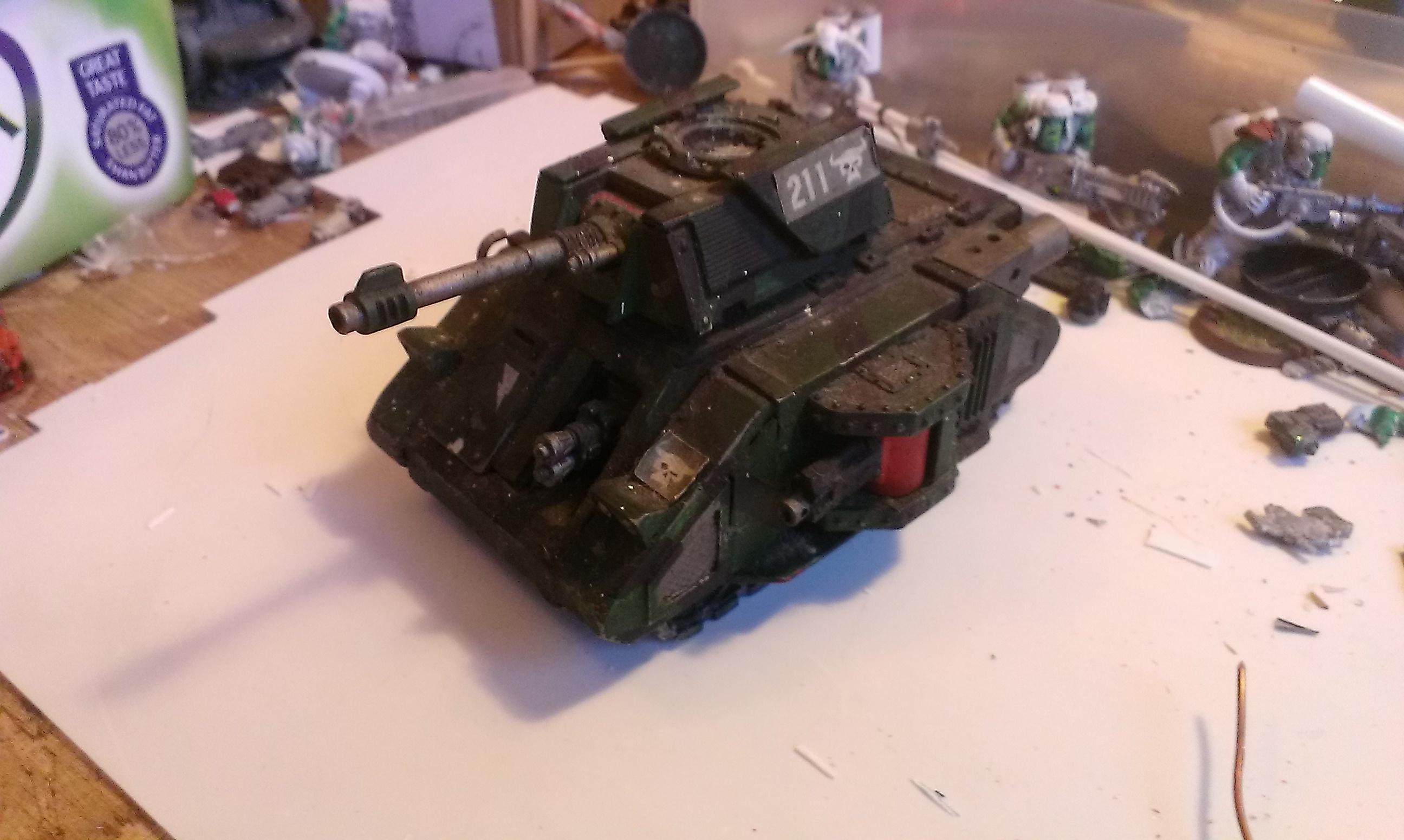 old looted tank