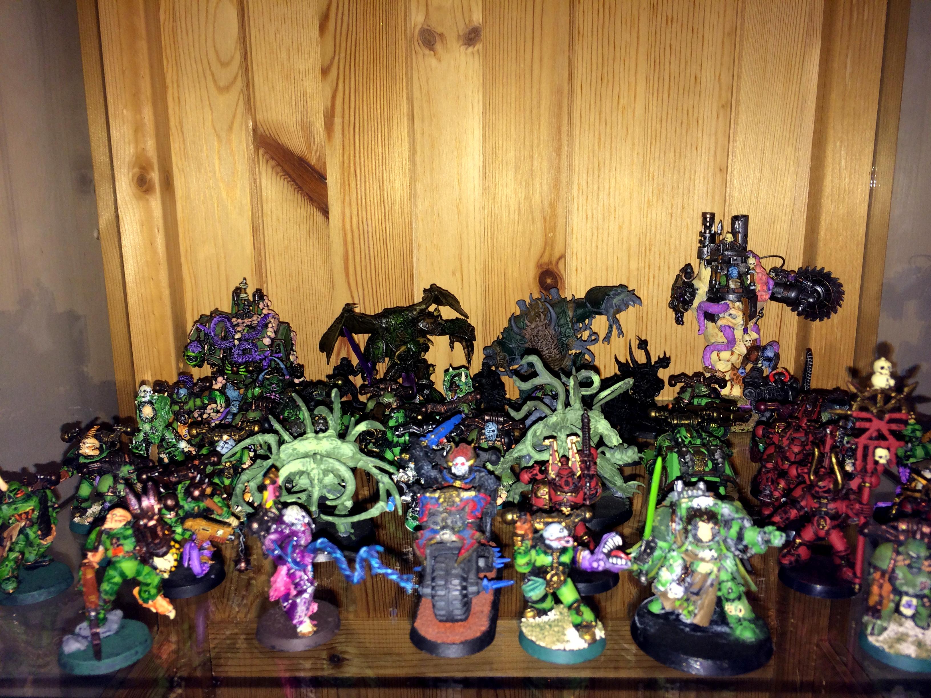 Army, Chaos, Collection, Death Guard, Killteam, Painted, Plague, Space Marines, Warhammer 40,000, Warhammer Fantasy