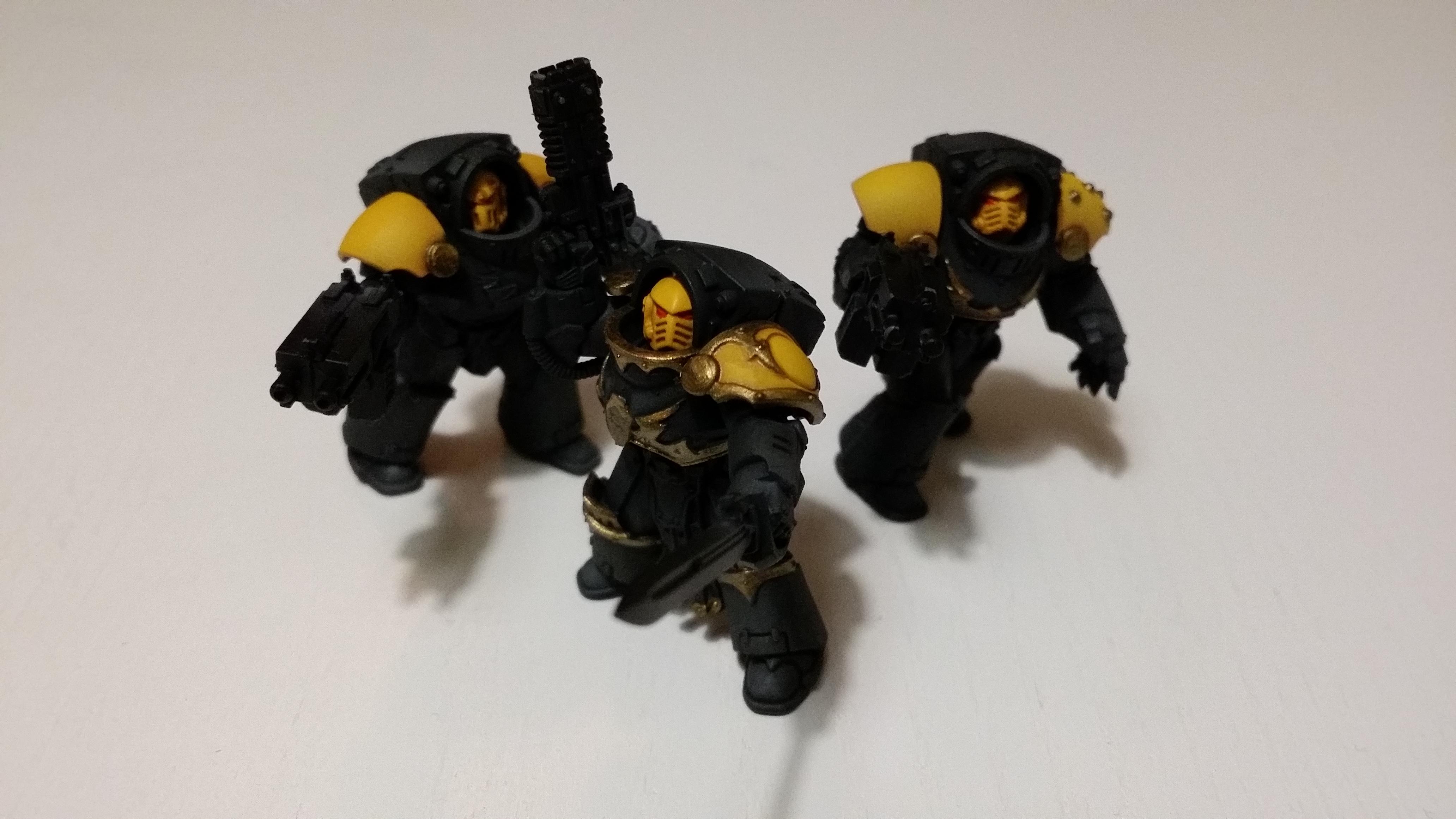 Imperial Fists Horus Heresy Terminators WIP 1