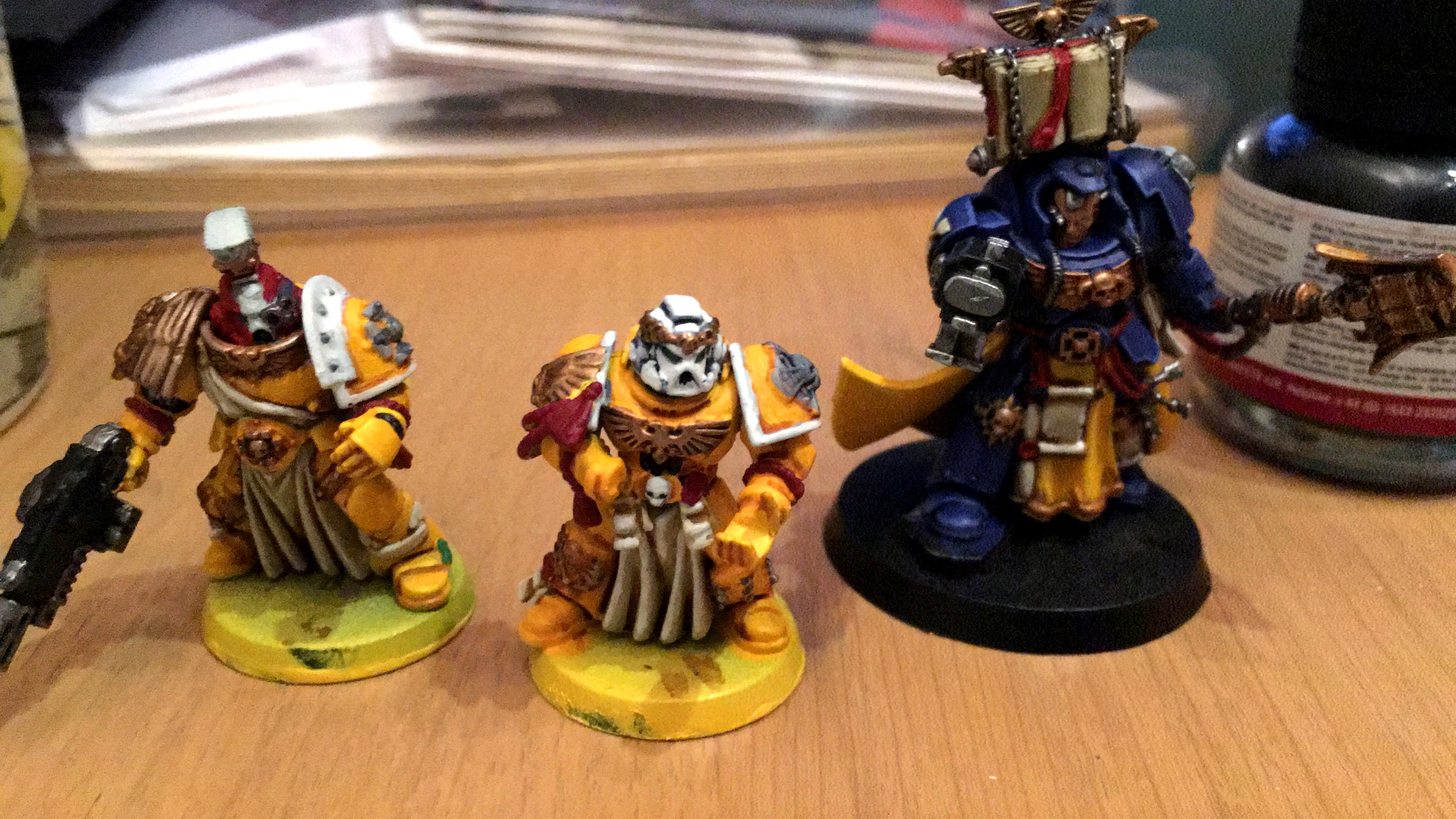 3rd Company, 7th Legion, Imperial Fists, Space Marines, Warhammer 40,000, Work In Progress, Yellow