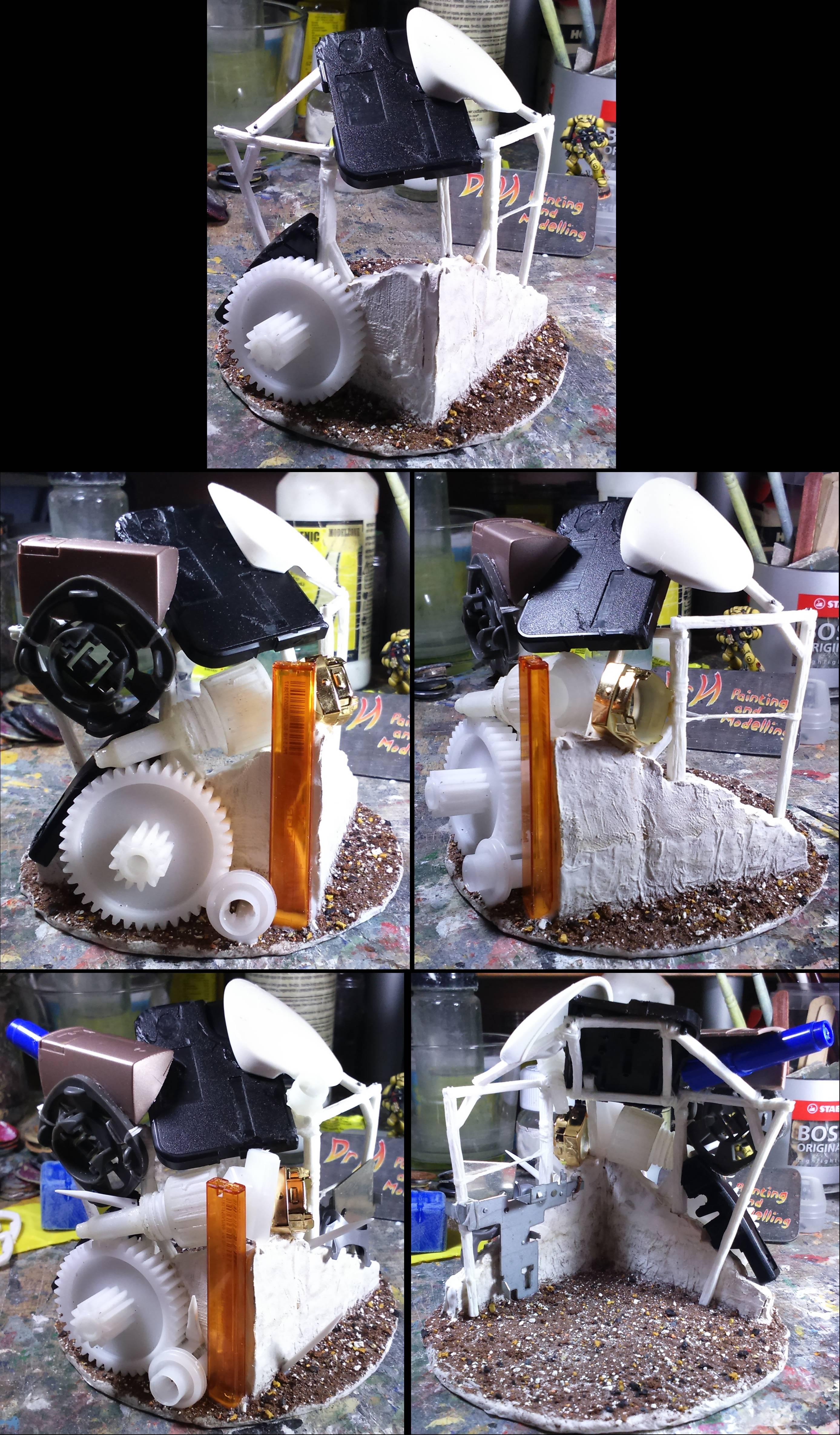 &quot;Shield&quot; terrain piece wip 2; stages