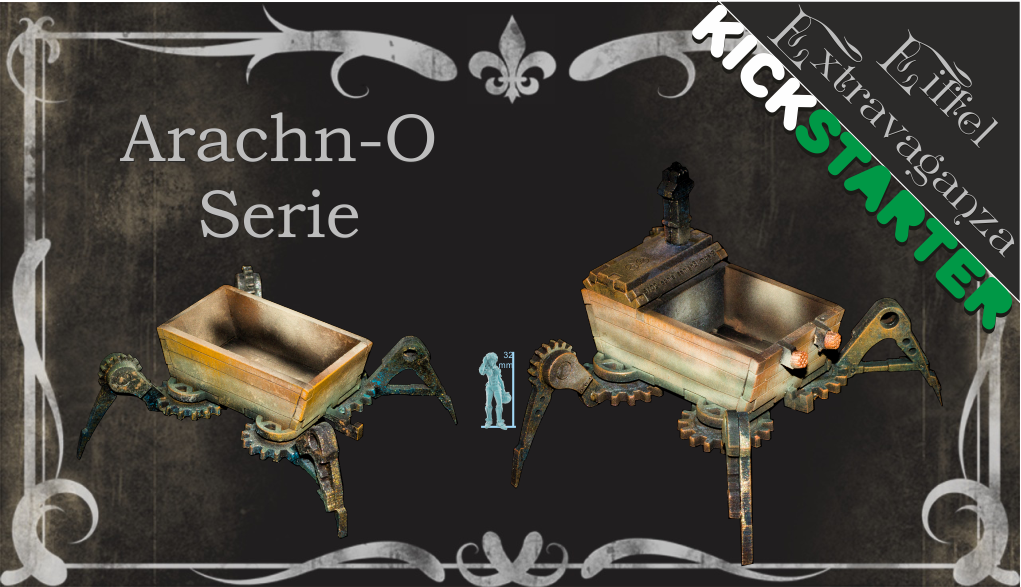 Kickstarter, Labmasu, Skirmish, Steampunk, Terrain